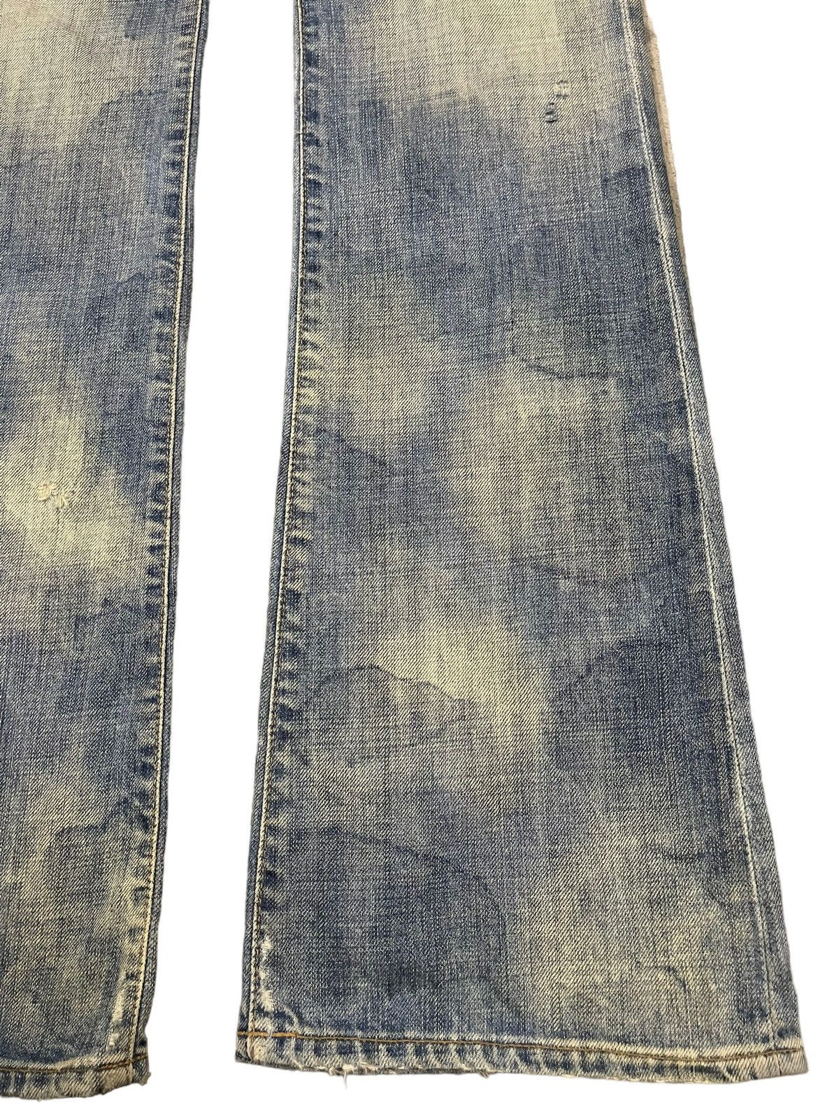 AG Adriano Goldschmied Vintage Usa Adriano Goldschmied Bleached Flare Jeans Size 29" - 6 Thumbnail