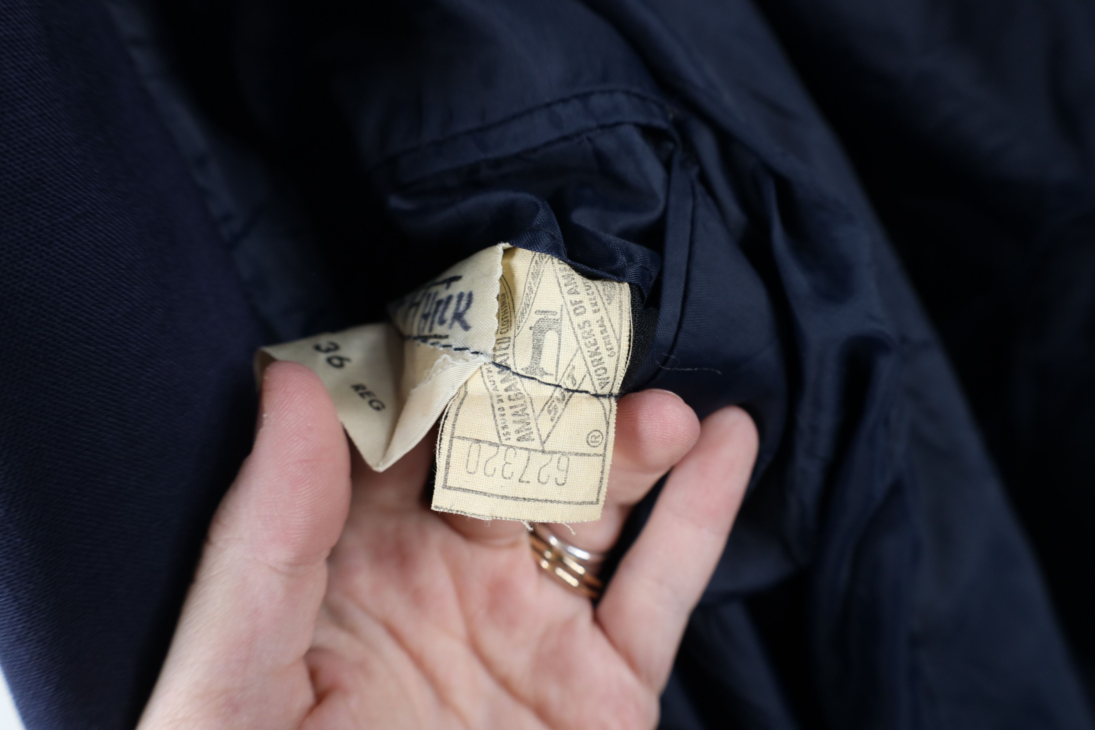Vintage Vintage 60s Smoking Button Tuxedo Suit Coat Jacket Blue USA Size US M / EU 48-50 / 2 - 13 Thumbnail