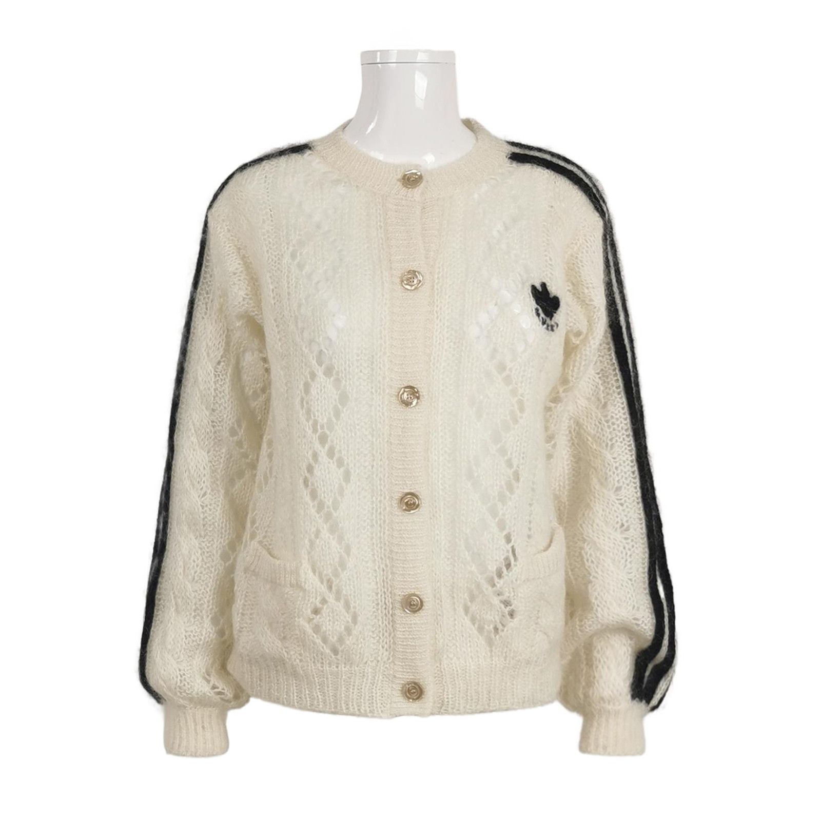 Gucci x adidas Mohair Wool Blend Cardigan M
