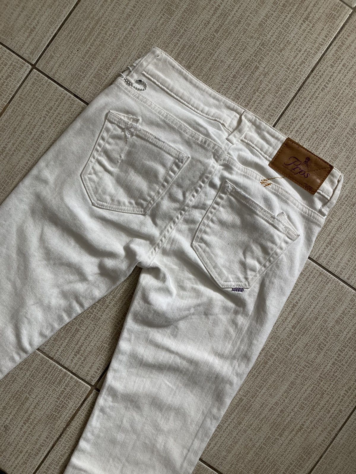 Prps JAPANESE WHITE SKINNIES Size US 26 / EU 42 - 4 Thumbnail