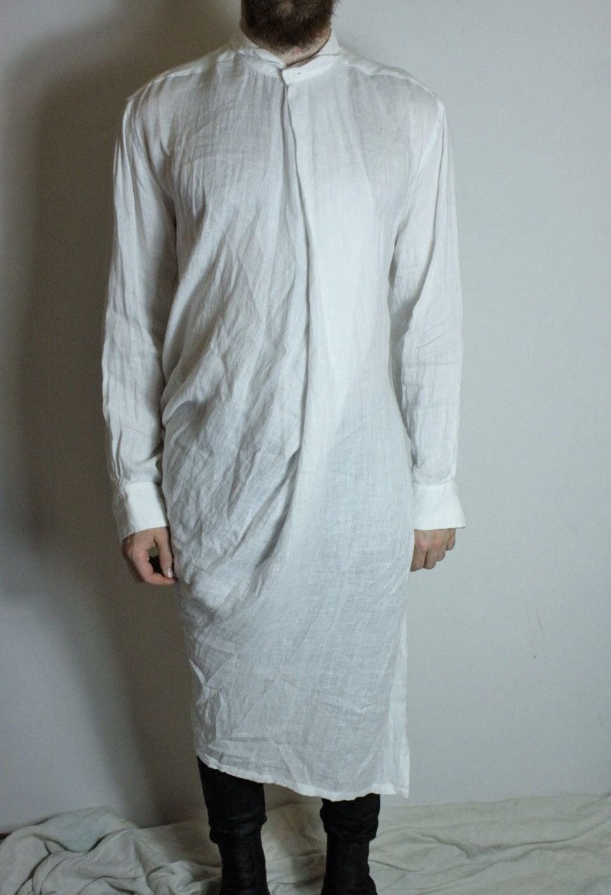Yohji Yamamoto Yohji Yamamoto SS16 Replica (SS94) Long Linen Shirt Size US L / EU 52-54 / 3 - 4 Thumbnail