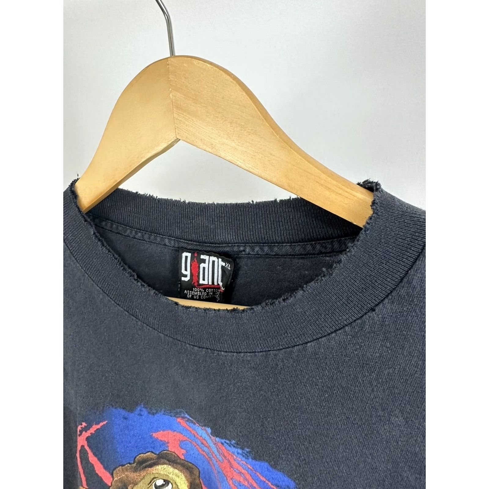 Thrasher VTG Giant Band T-Shirt Long Sleeve XL Black Mens Distressed Cartoon Animated Korn Concept Size US XL / EU 56 / 4 - 4 Thumbnail