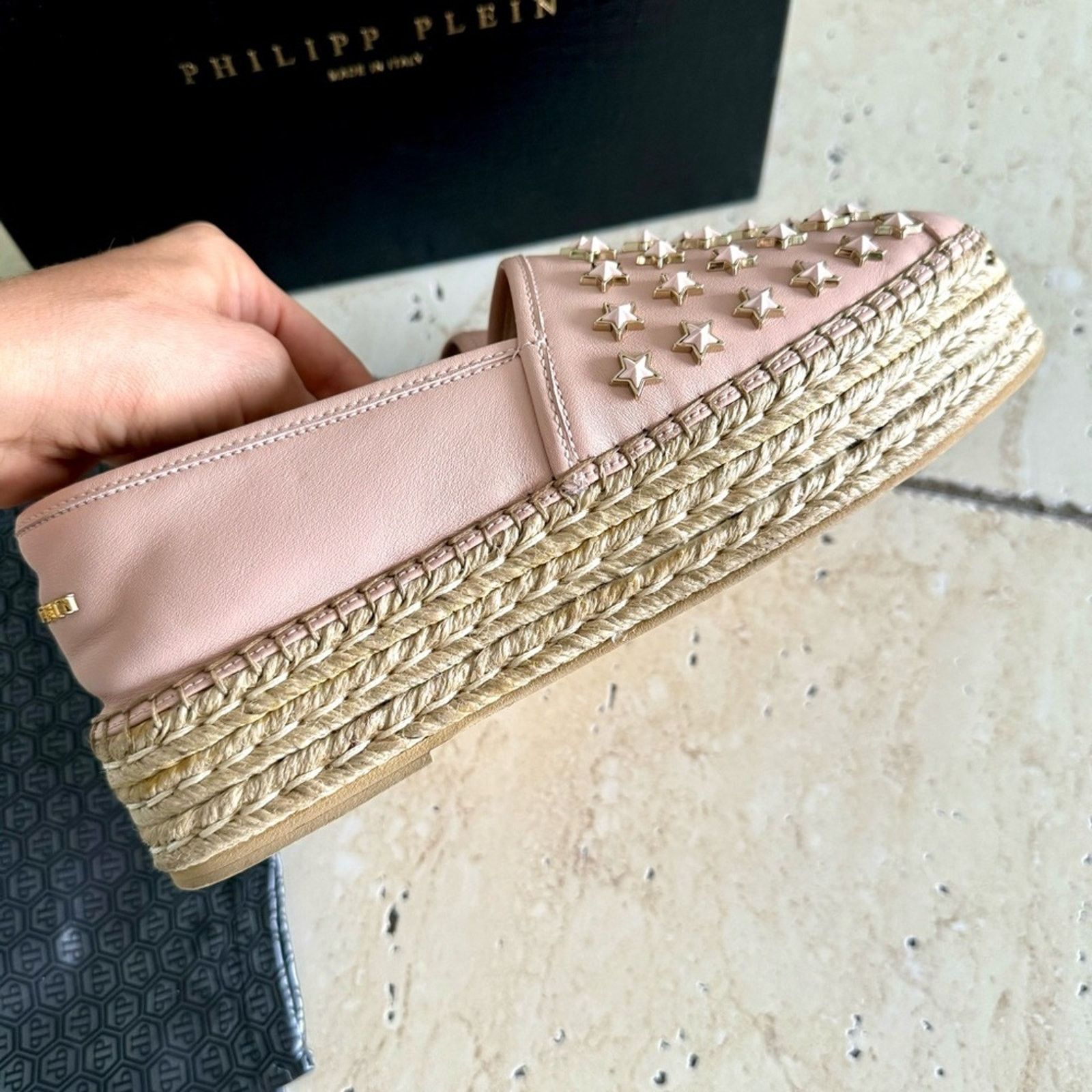 Philipp Plein PHILIPP PLEIN Espadrille, blush pink, Size 40, Authentic Size US 10 / IT 40 - 10 Thumbnail
