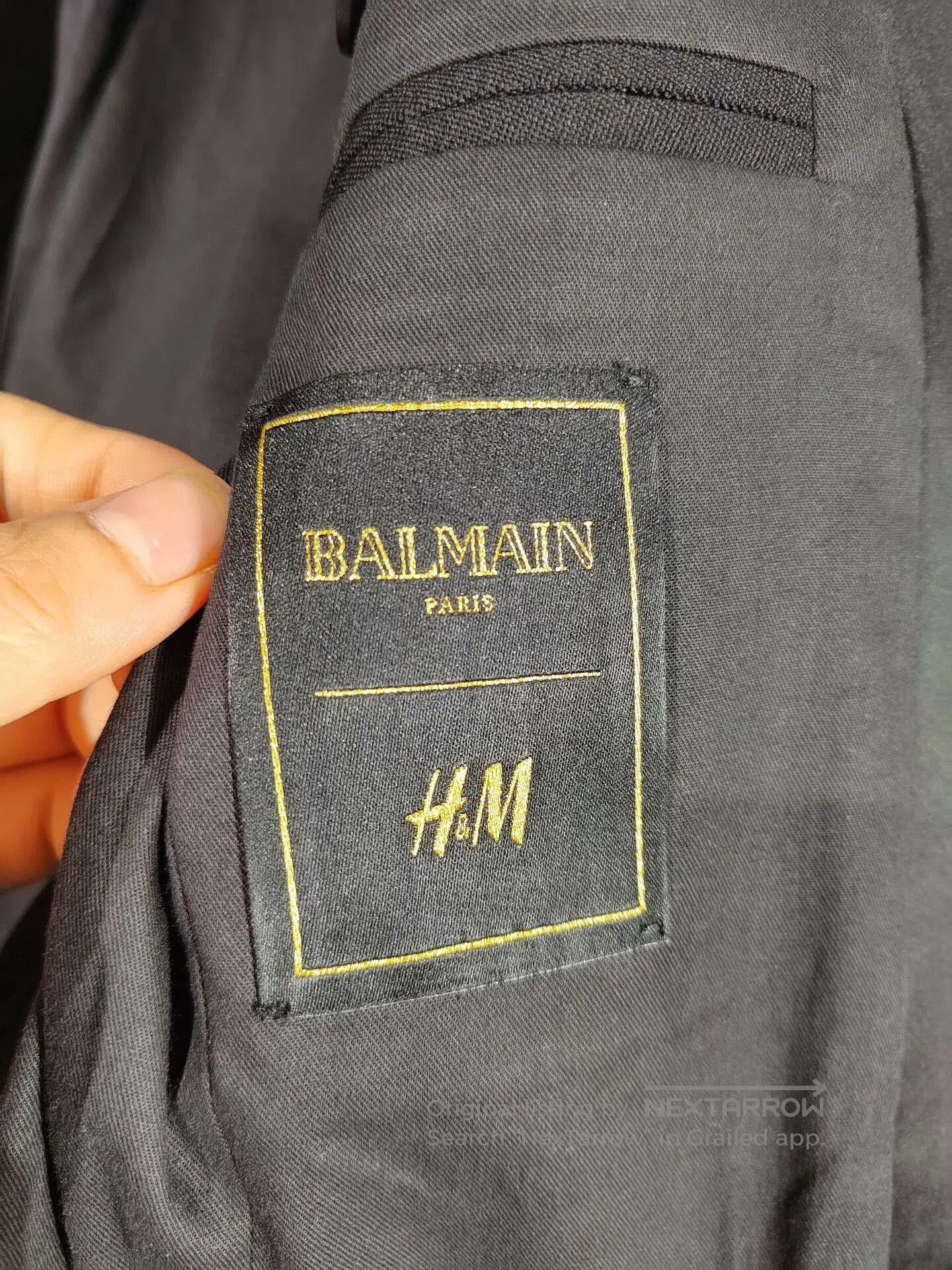 Balmain Balmain x H&M Double Breasted Blazer. Size US XS / EU 42 / 0 - 3 Thumbnail