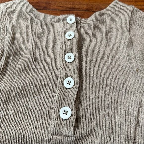 Madewell Madewell Ottoman Jacquard Button-Back Top Sz XS Size XS / US 0-2 / IT 36-38 - 8 Thumbnail
