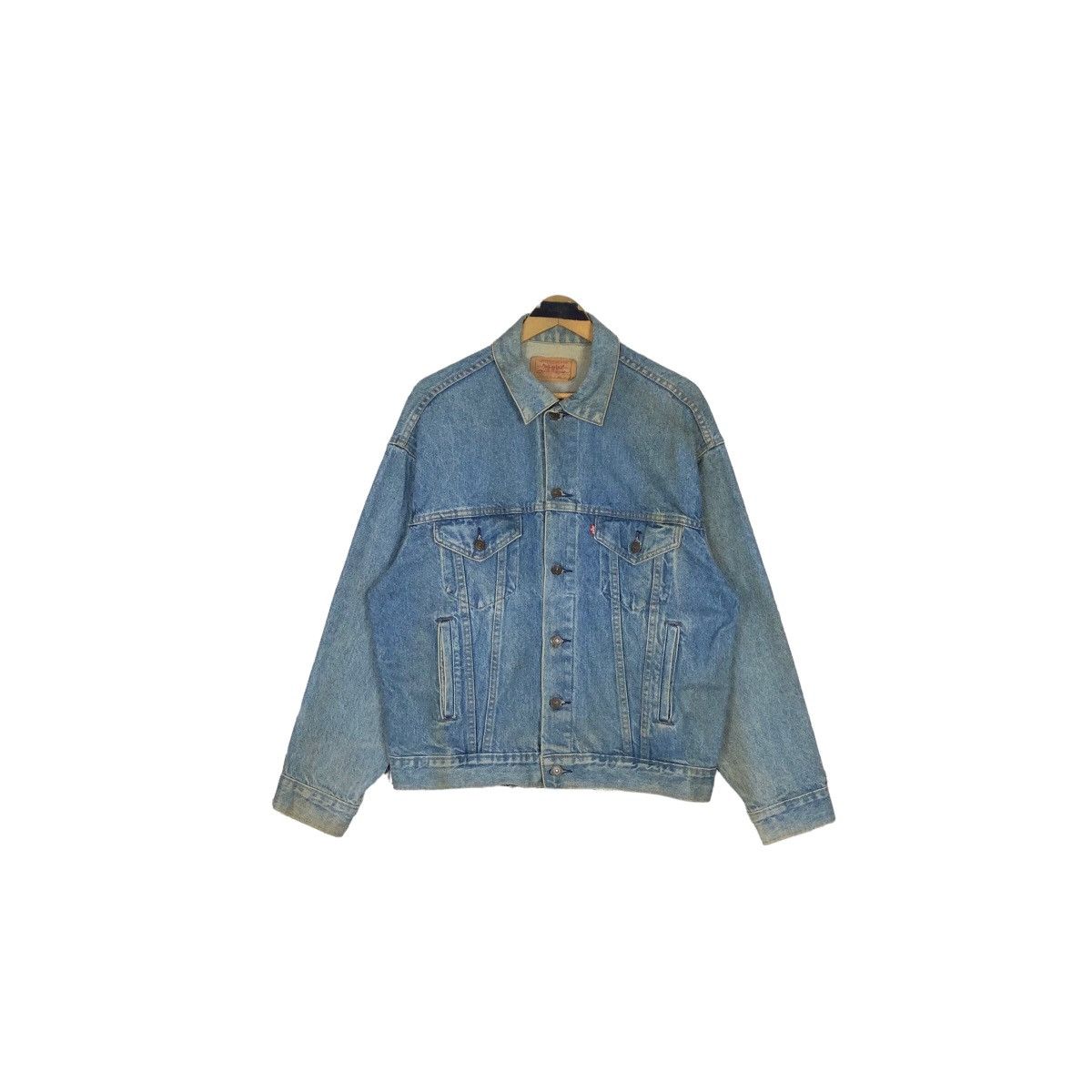 Levi's Vintage 90s Levi’s Strauss 70507-0214 Denim Trucker Jacket Size US M / EU 48-50 / 2 - 2 Thumbnail