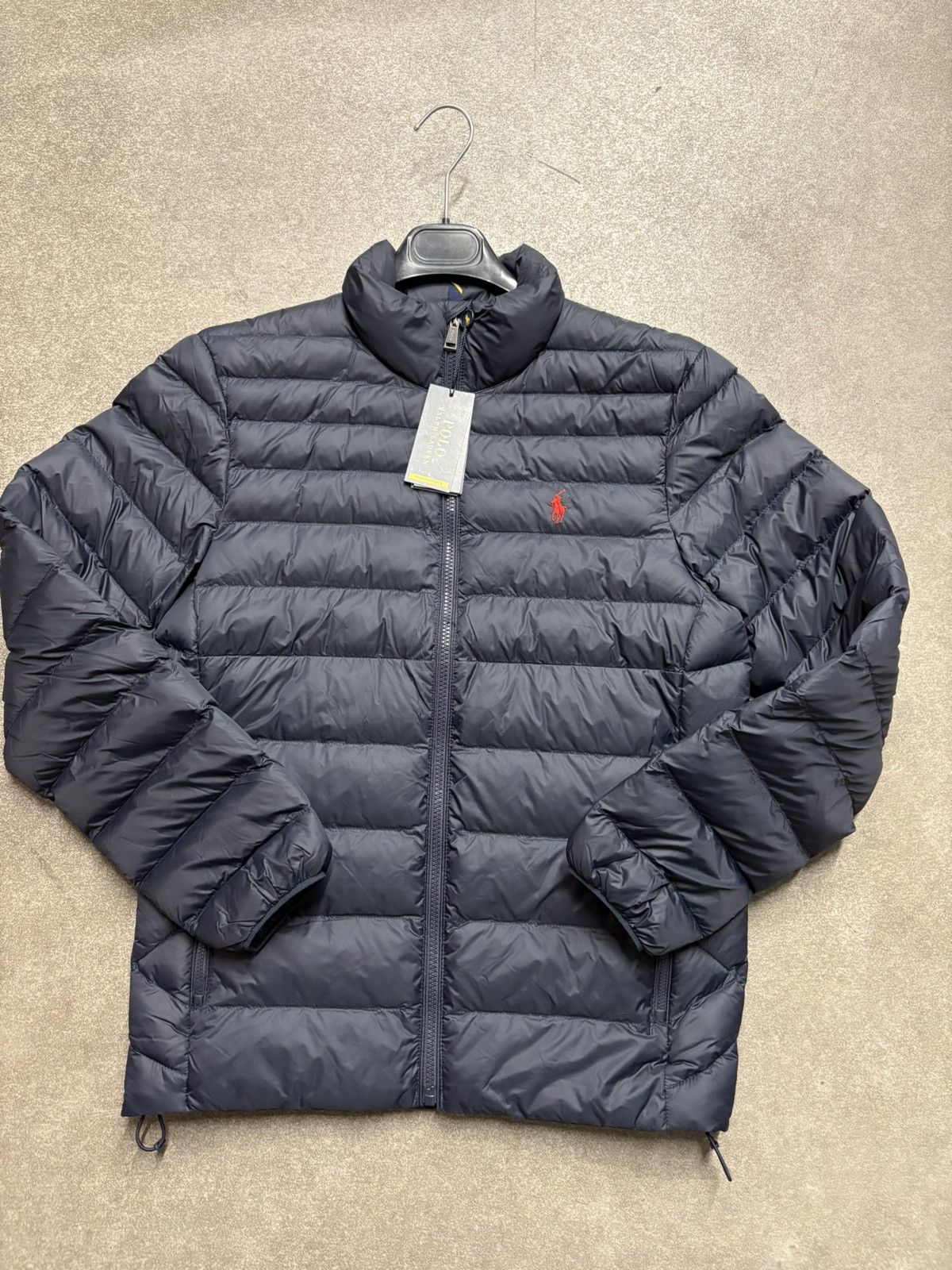 Polo Ralph Lauren Navy Lightweight Down Jacket Ralph Lauren Men’s XS – New Size US XS / EU 42 / 0 - 1 Thumbnail