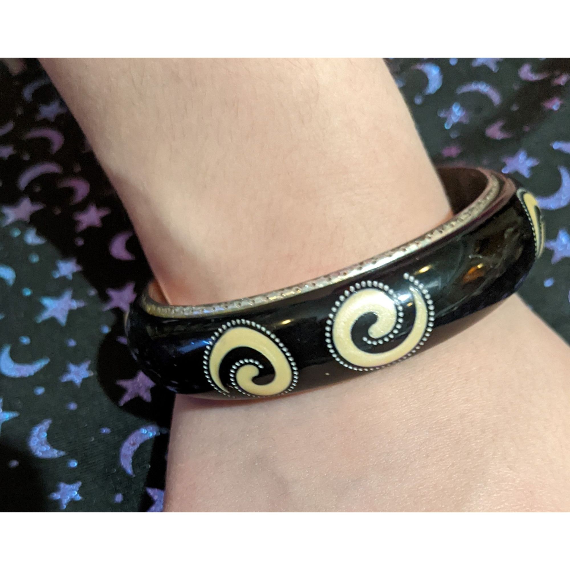Brighton Brighton Jewelry Black And Cream Bracelet Size ONE SIZE - 1 Thumbnail