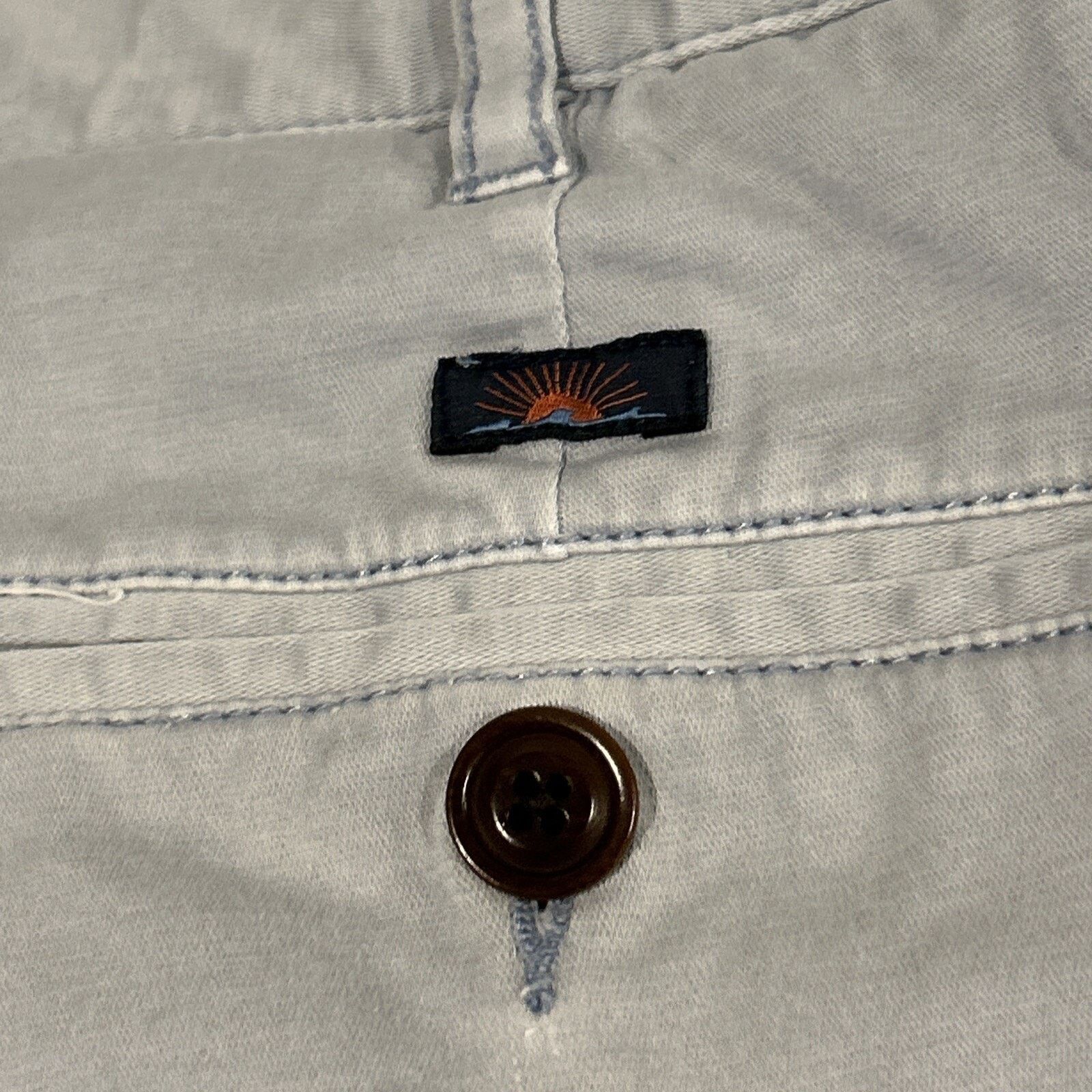 Faherty Faherty Shorts Mens 32x9 Cotton Casual Formal Light Wash Size US 32 / EU 48 - 10 Thumbnail