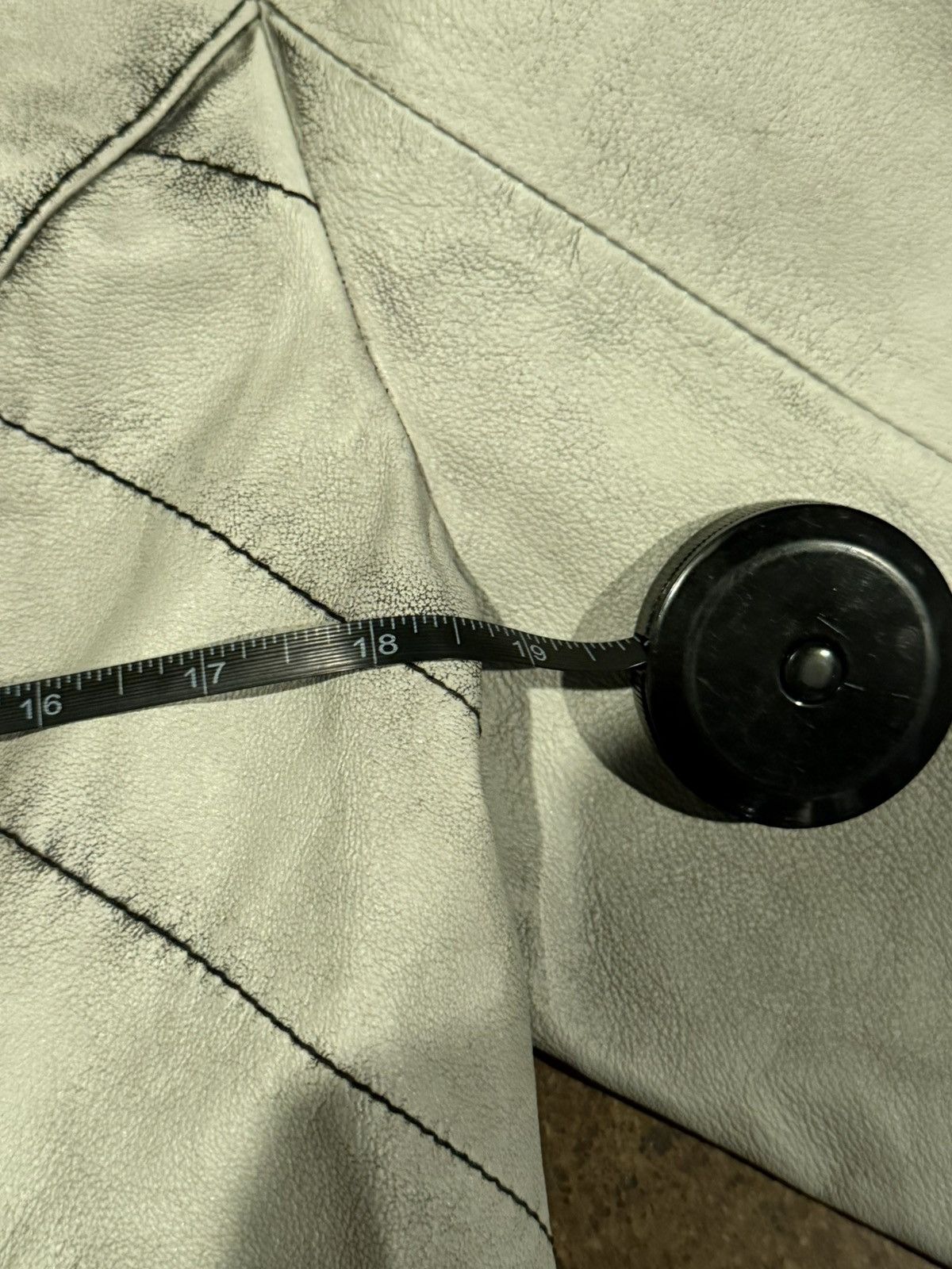 Wilsons Leather Crazy paneled wilsons leather racer slim grey jacket Size US S / EU 44-46 / 1 - 6 Thumbnail