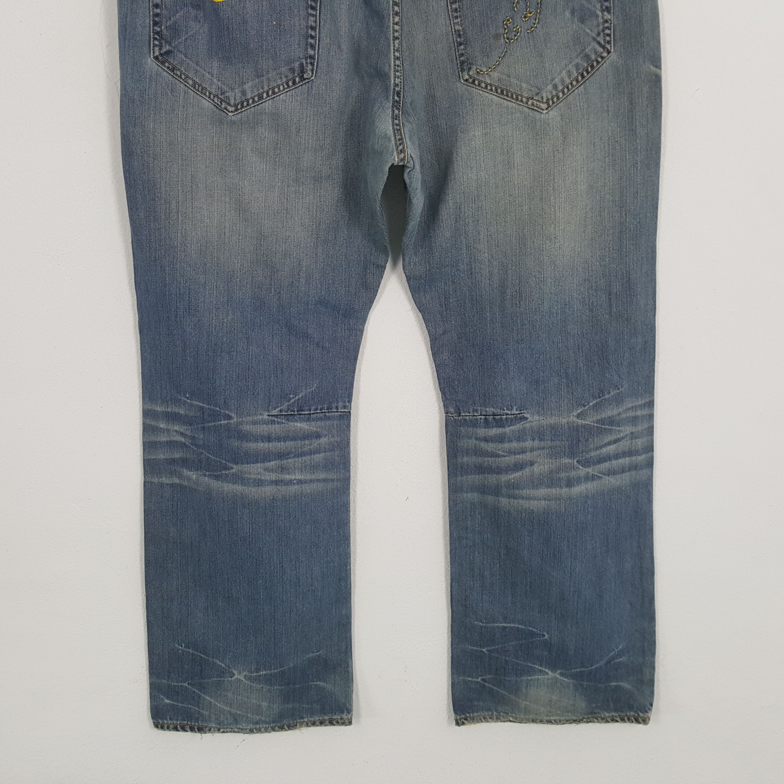 Christian Audigier × Ed Hardy × Vintage Vintage ED-HARDY by CHRISTIAN AUDIGIER Designer Brand Jeans Size US 41 - 3 Thumbnail