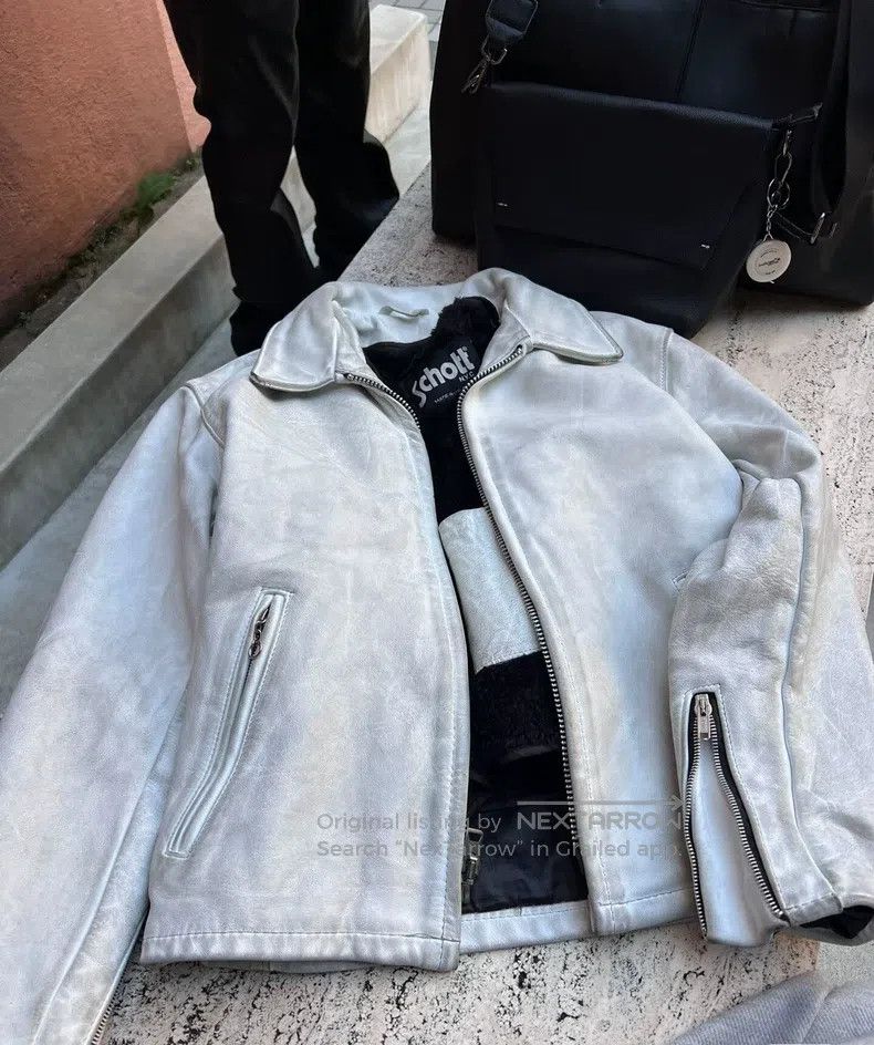 Schott Schott Leather coat Size US L / EU 52-54 / 3 - 1 Thumbnail