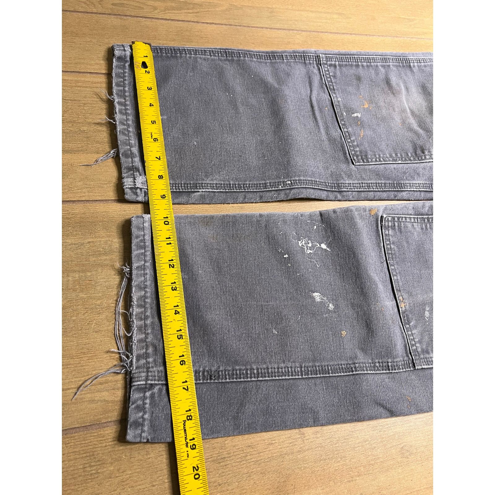 Carhartt Carhartt B139 GVL Gray Dungaree Double Knee Pants 32x32 Size US 32 / EU 48 - 8 Thumbnail