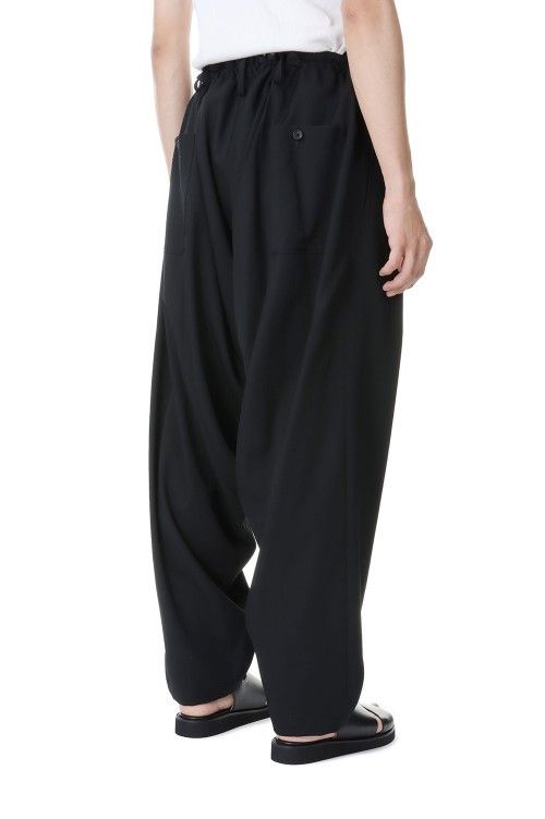 Yohji Yamamoto Yohji Yamamoto Pour Homme - W/Gabardine Drape Pants Size US 30 / EU 46 - 8 Thumbnail