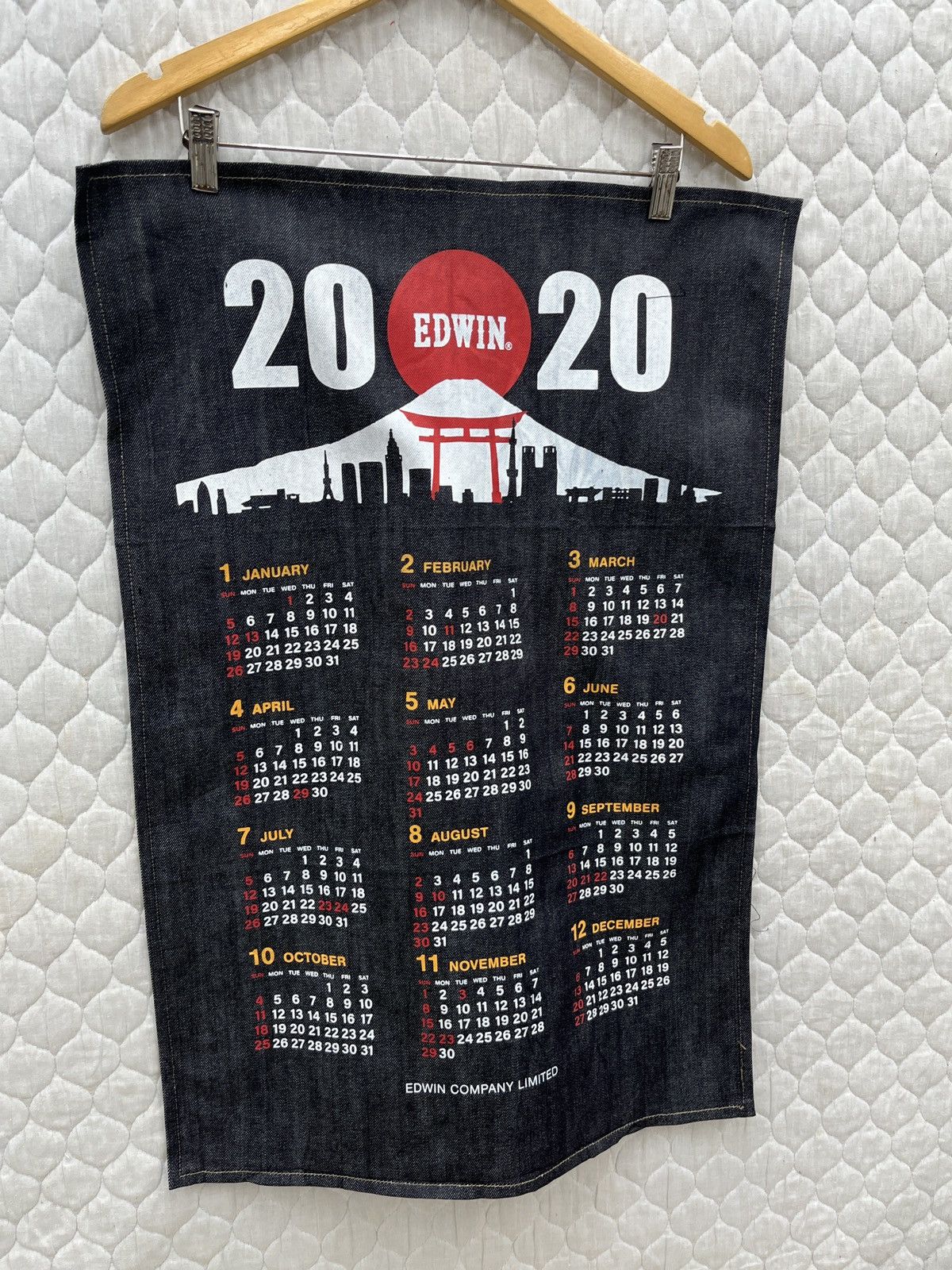 Edwin 🔥🔥🔥STEALS EDWIN 2020 DENIM CALENDAR Size ONE SIZE - 3 Thumbnail