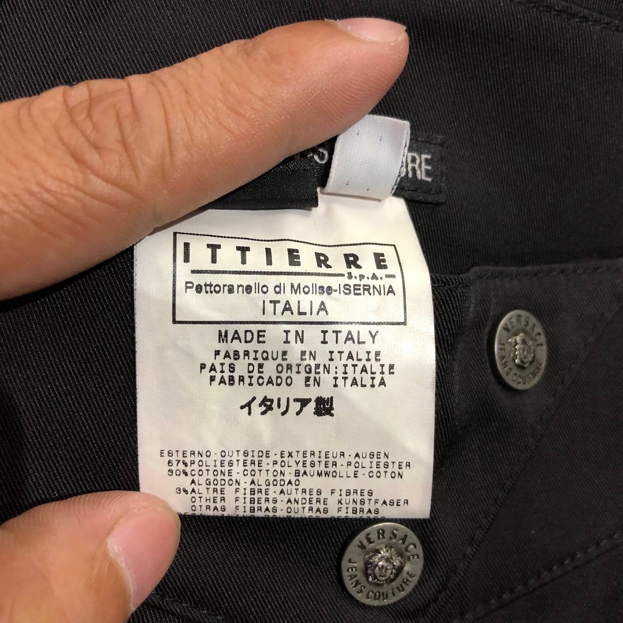 Versace Jeans Couture Versace Jeans couture Nylon cargo trousers Size US 30 / EU 46 - 9 Thumbnail