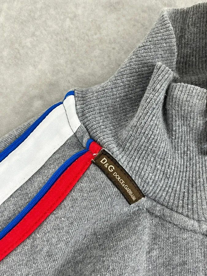 Dolce & Gabbana AW2004 Dolce & Gabbana UK Flag Team Grey Zip-up Sweater Size US S / EU 44-46 / 1 - 8 Thumbnail