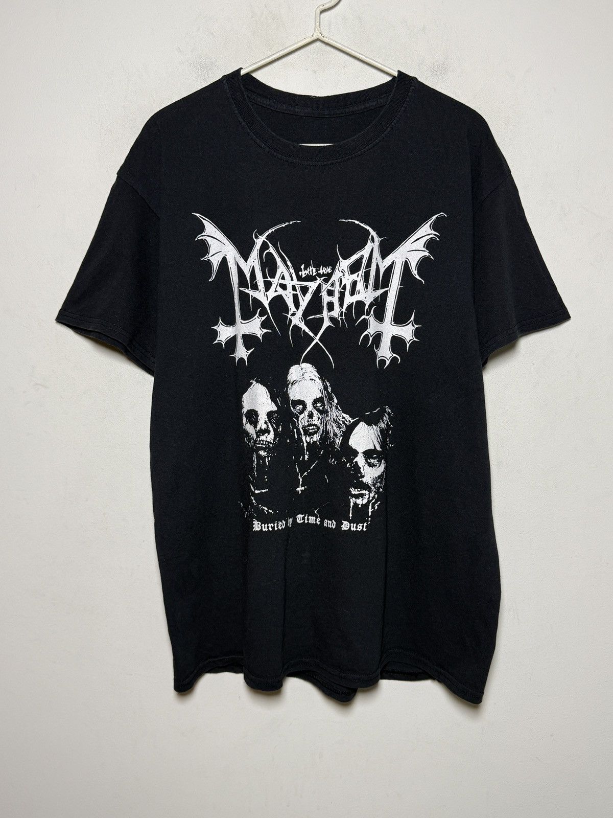 Band Tees Mayhem “Buried by Time and Dust” graphic tee. Size US L / EU 52-54 / 3 - 1 Thumbnail