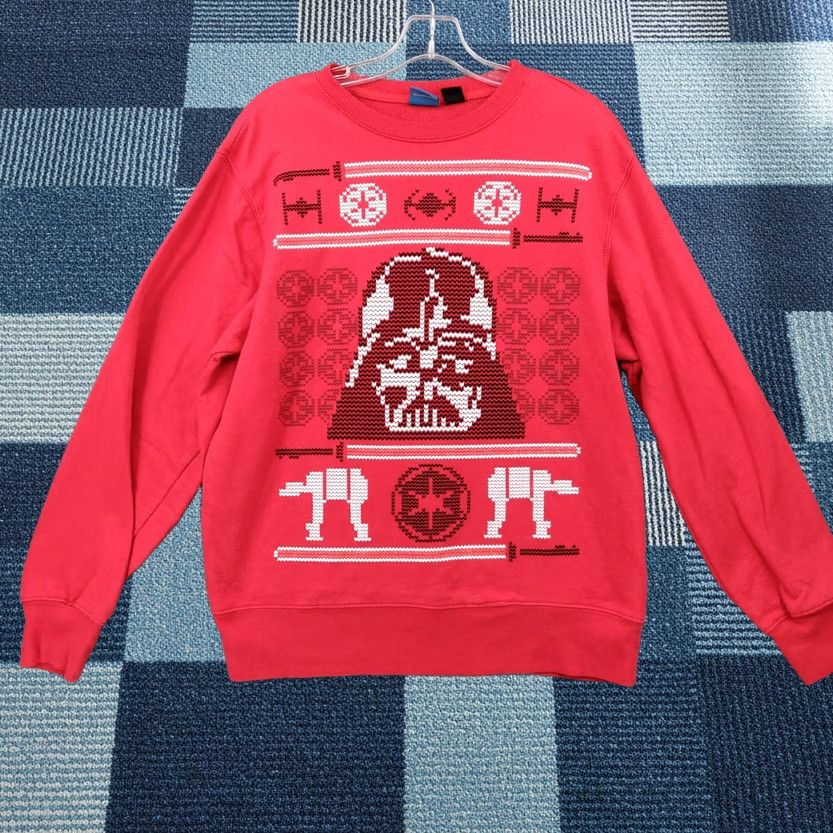 Star Wars Star Wars Sweatshirt Mens S Small Red Pullover Darth Vader Crew Neck Long Sleeve Size US S / EU 44-46 / 1 - 1 Thumbnail