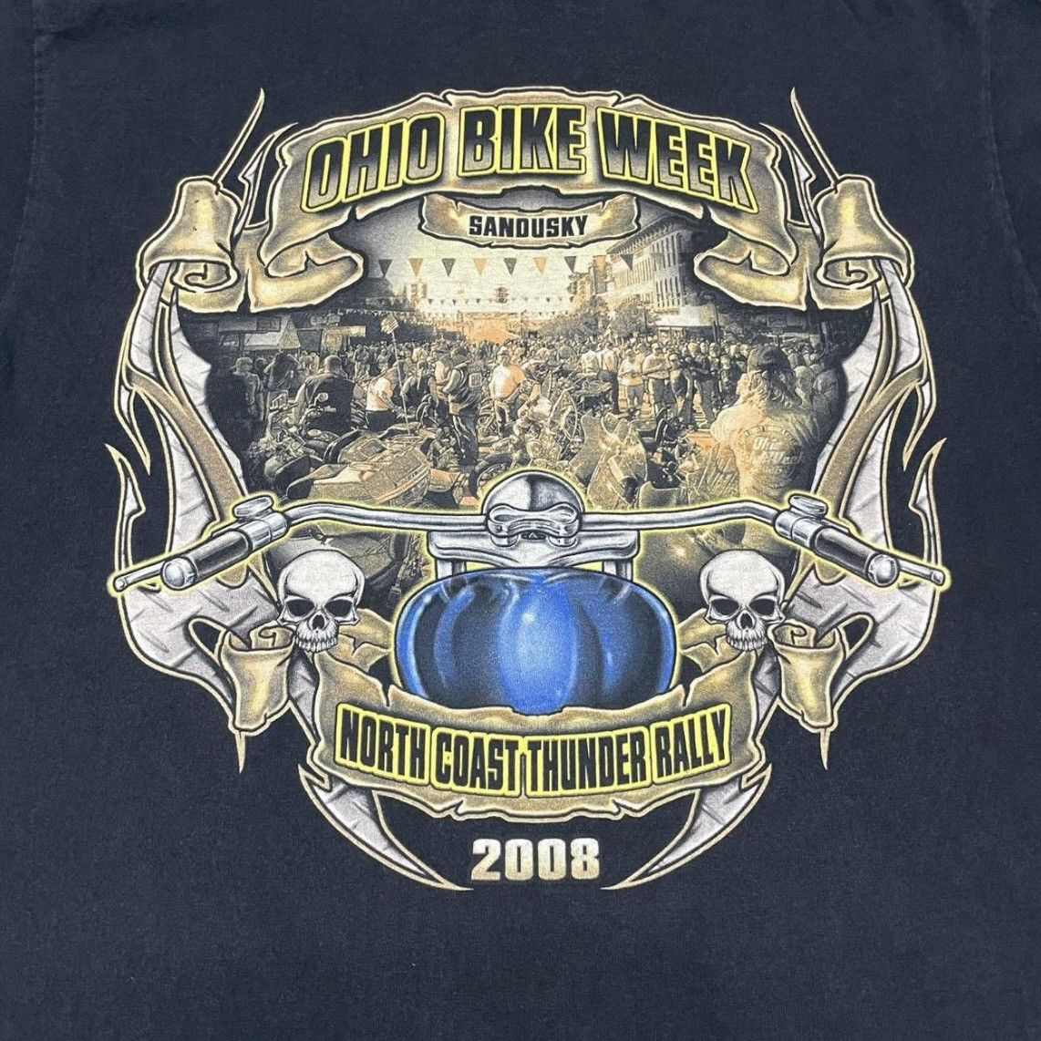 Anvil 2008 North Coast Thunder Rally Ohio Bike Week Sandusky Tee Size US L / EU 52-54 / 3 - 4 Thumbnail