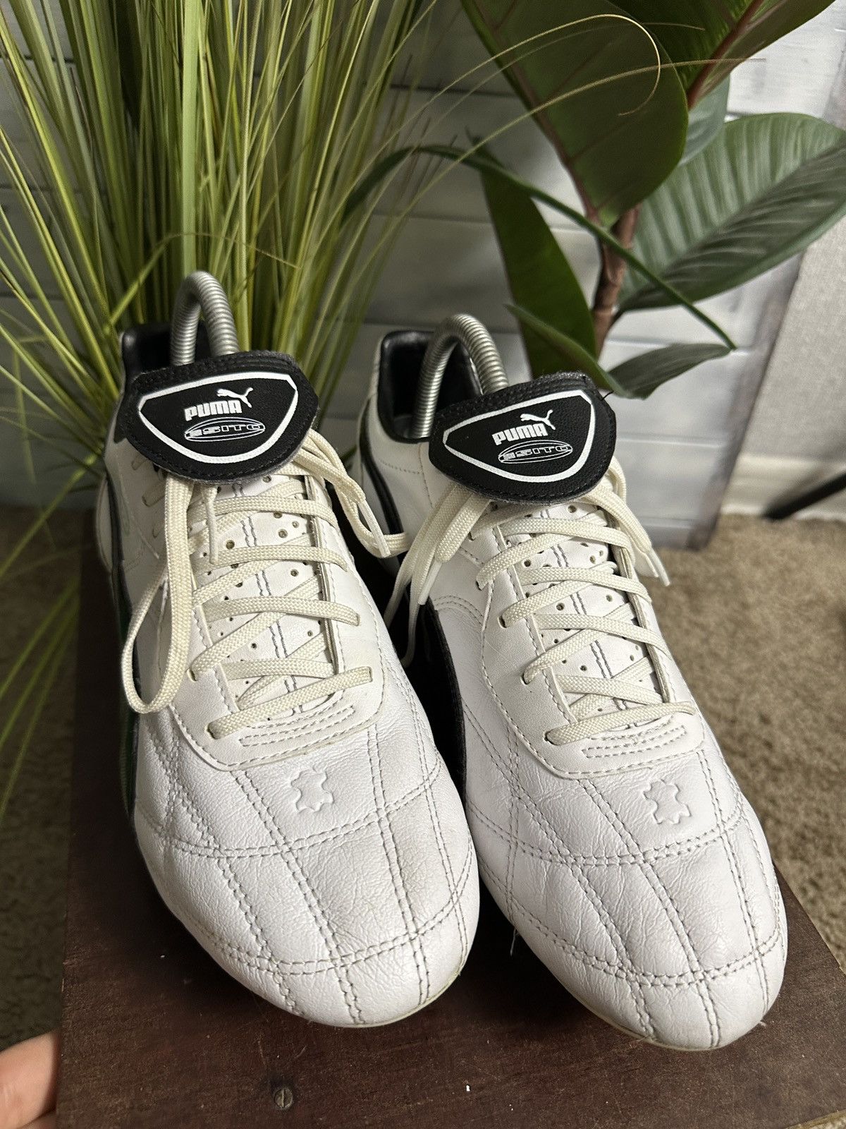 Puma Rare Vintage Soccer Sneakers Puma Esito Leather Size 9 Size US 9 / EU 42 - 3 Thumbnail
