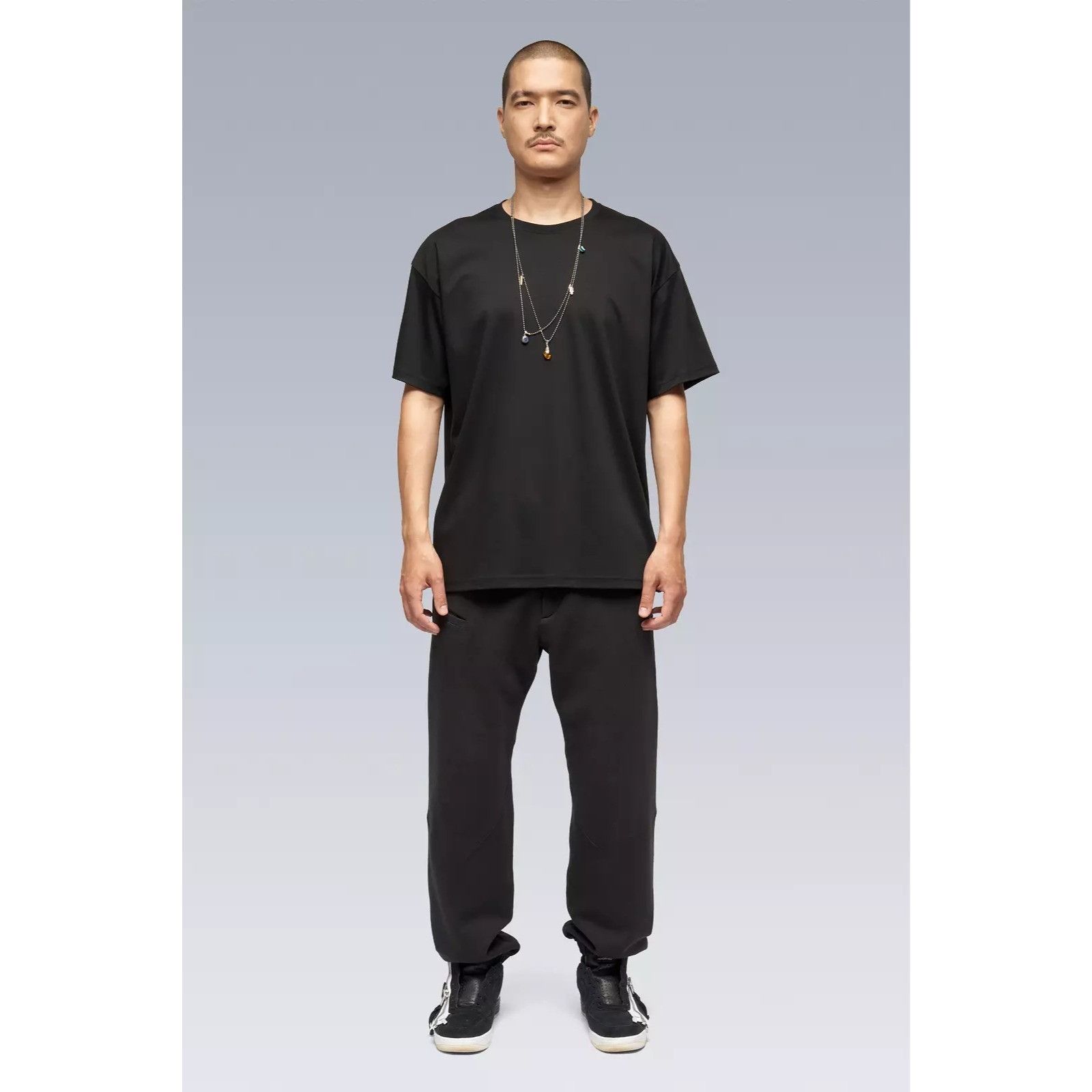 Acronym ACRONYM S24-PR-A Cotton Tee in Black Large Mens Short Sleeve Size US L / EU 52-54 / 3 - 11 Thumbnail