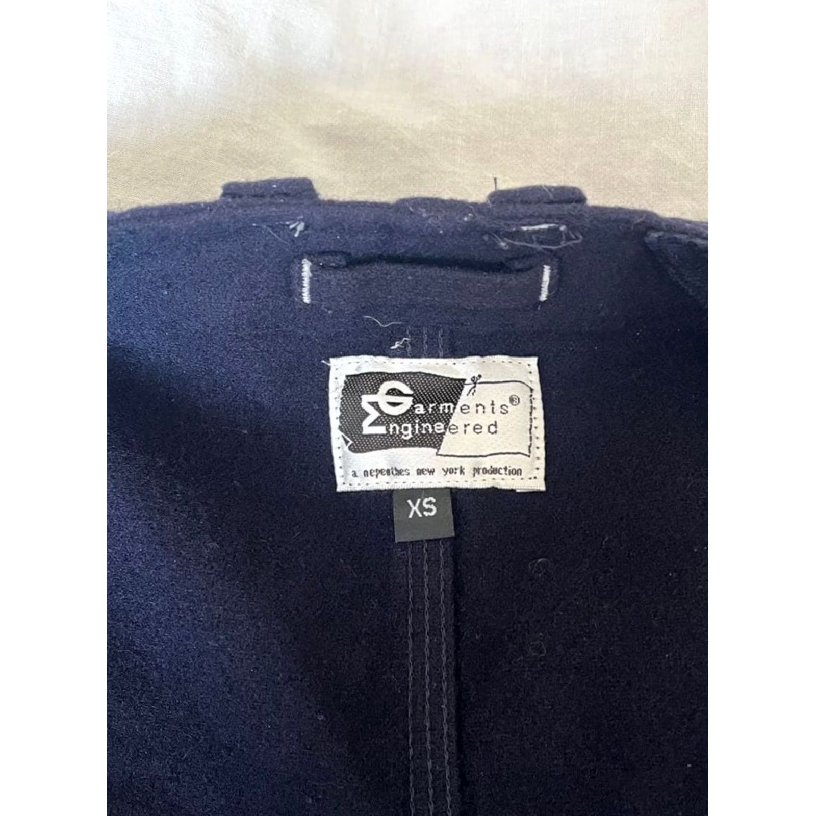 Engineered Garments ENGINEERED GARMENTS UPLAND VEST MEN NAVY WOOL SIZE XS USED Size US XS / EU 42 / 0 - 3 Thumbnail