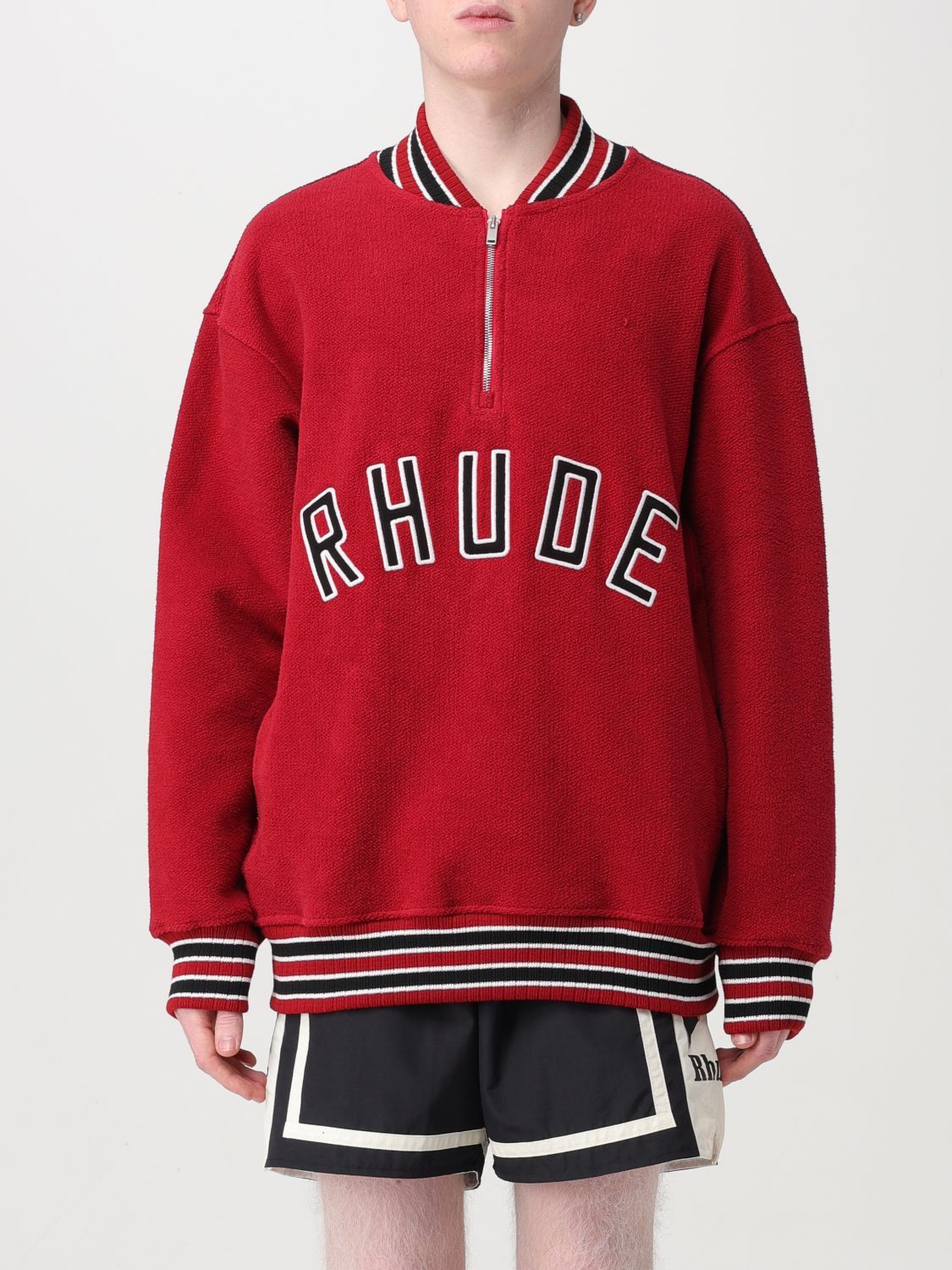 image of Rhude Sweatshirt Men Red (Size Large)