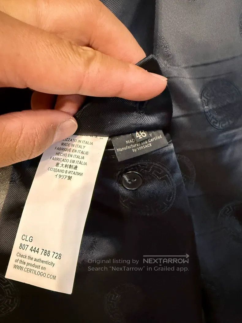 Versace Versace Lambskin leather coat Size US M / EU 48-50 / 2 - 3 Thumbnail