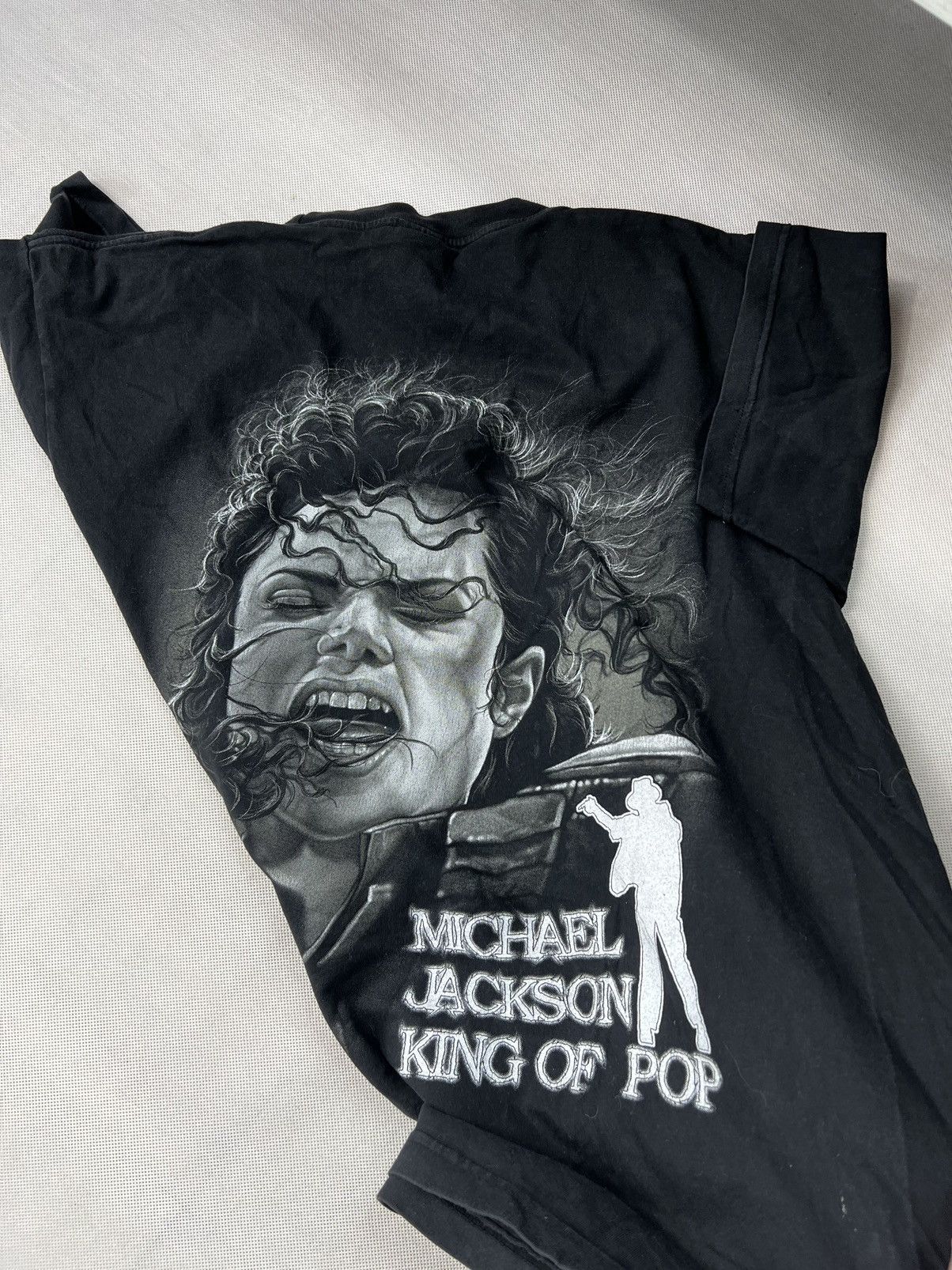 Band Tees × Vintage Tshirt Michael Jackson King Of Pop Vintafe Size US L / EU 52-54 / 3 - 3 Thumbnail