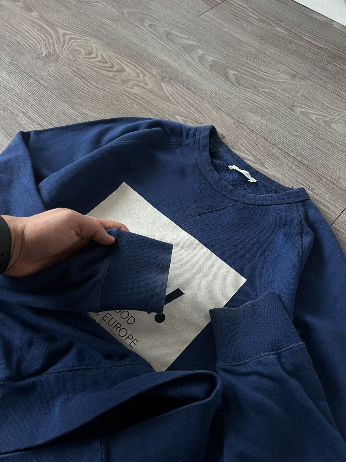 Wood Wood ‼️Archival Box Logo Wood Wood W.W. sekret Pocket Sweatshirt‼️ Size US L / EU 52-54 / 3 - 7 Thumbnail