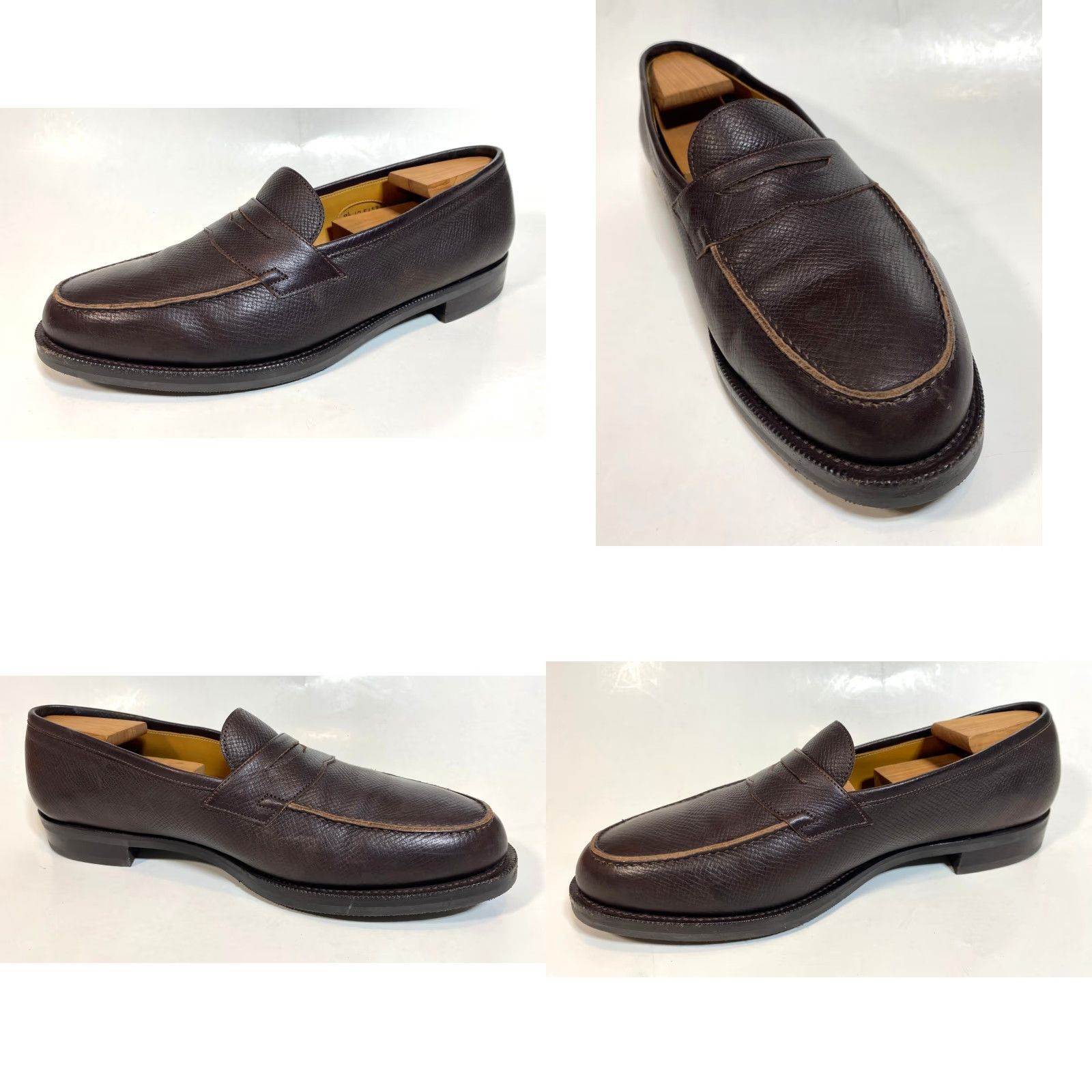 Edward Green Edward Green Duke Loafer Dress Shoe Men Dark Brown Utah 9.5-10 E 137 Leather Handmade Slip On Size US 10 / EU 43 - 10 Thumbnail
