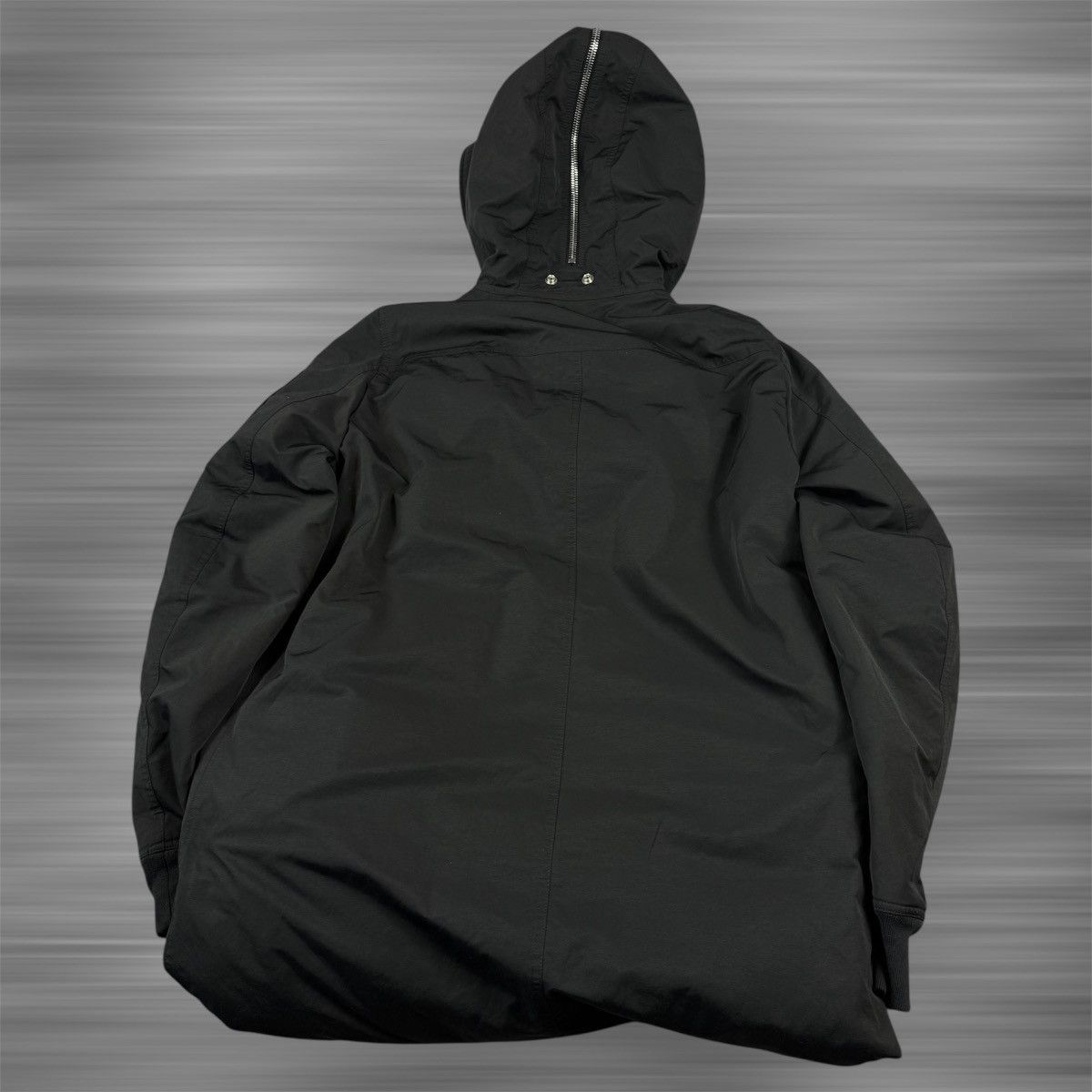 Rick Owens Rick Owens DRKSHDHW Black Hooded Long Heavy Parka Size US M / EU 48-50 / 2 - 10 Thumbnail