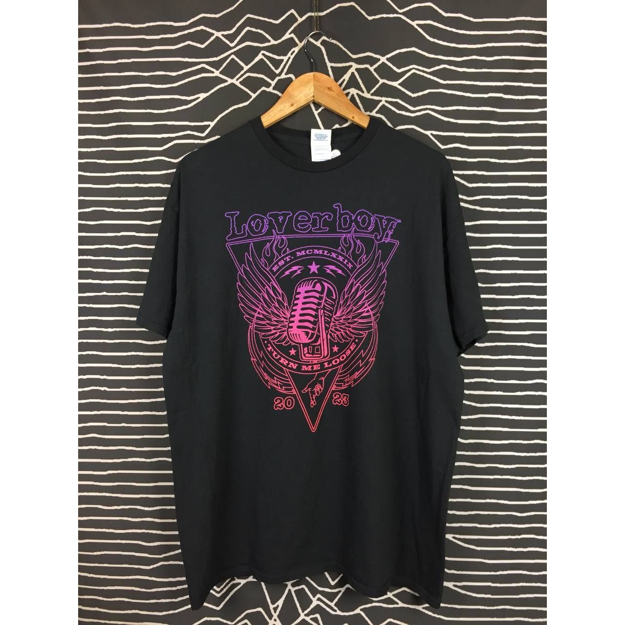 Band Tees × Delta Vtg Loverboy Band Turn Me Loose 2023 Tour Tee Size US XL / EU 56 / 4 - 1 Thumbnail