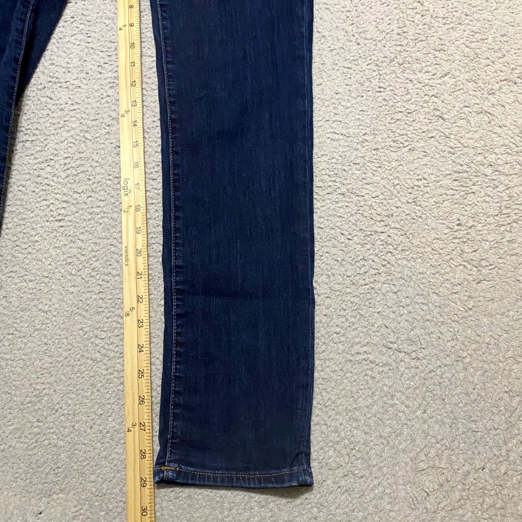 American Eagle Outfitters American Eagle Womens sz 6 Jeans Blue Denim Dark Wash High Rise Skinny Leg Size 28" / US 6 / IT 42 - 6 Thumbnail