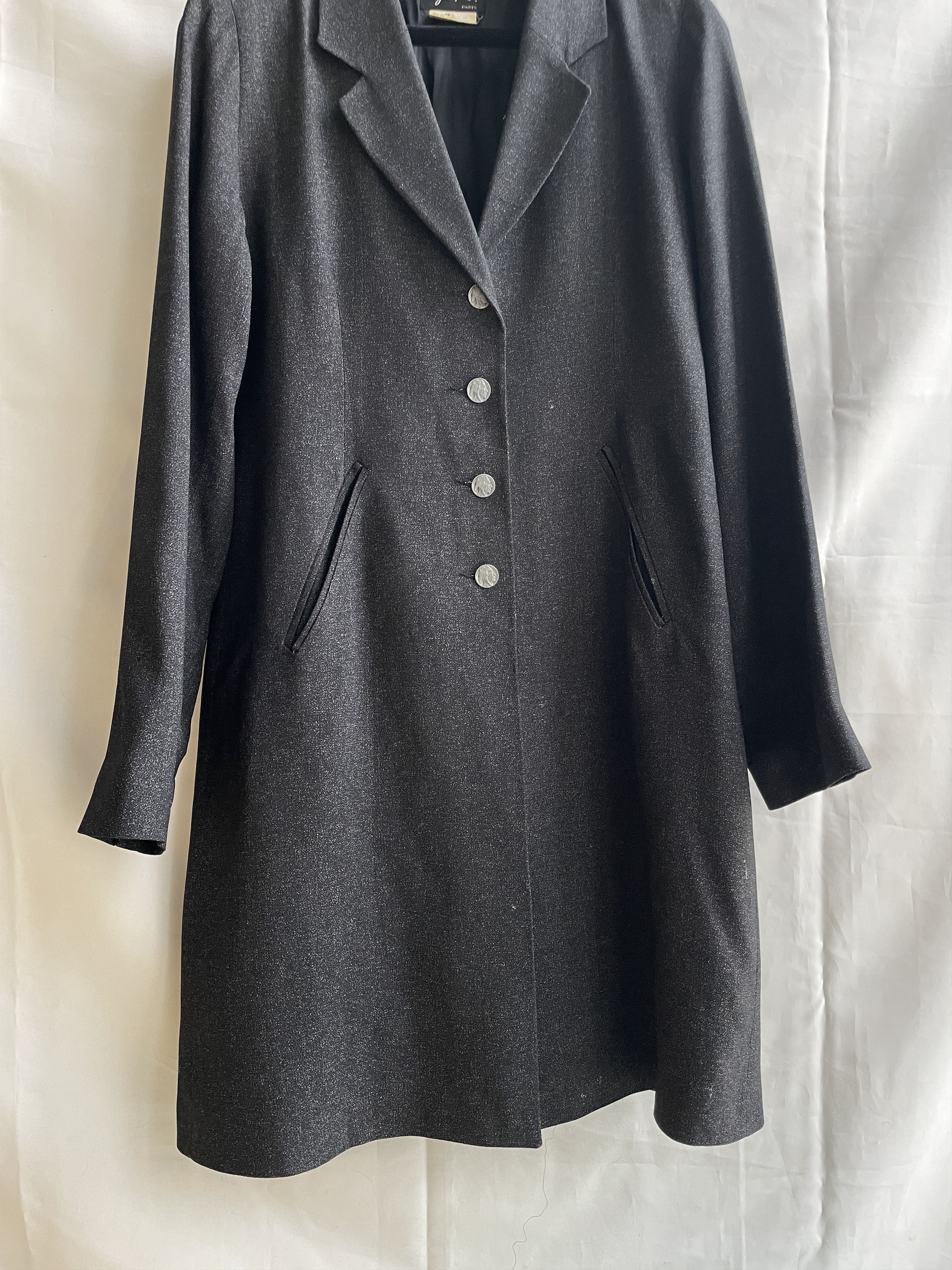 agnes b. Agnes B. Paris Vintage Womens Light Coat Size 2 Size M / US 6-8 / IT 42-44 - 5 Thumbnail