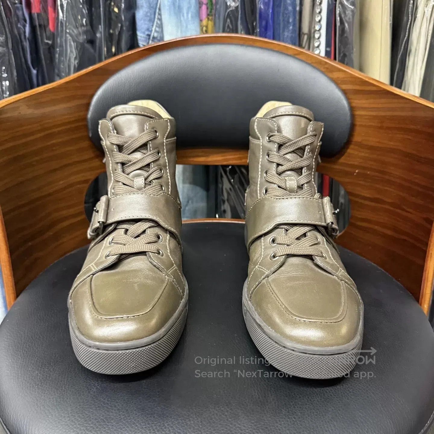 Christian Louboutin Green High. Size US 8 / EU 41 - 2 Thumbnail