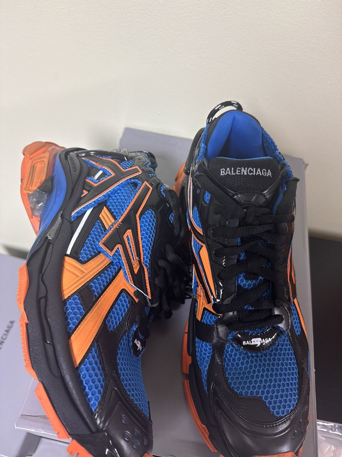 Balenciaga Balenciaga multicolor blue runner 47 Size US 14 / EU 47 - 4 Thumbnail