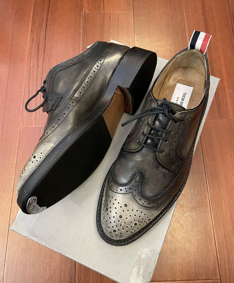 Thom Browne Thom Browne Make old carved men's leather shoes Size US 7 / EU 40 - 1 Thumbnail