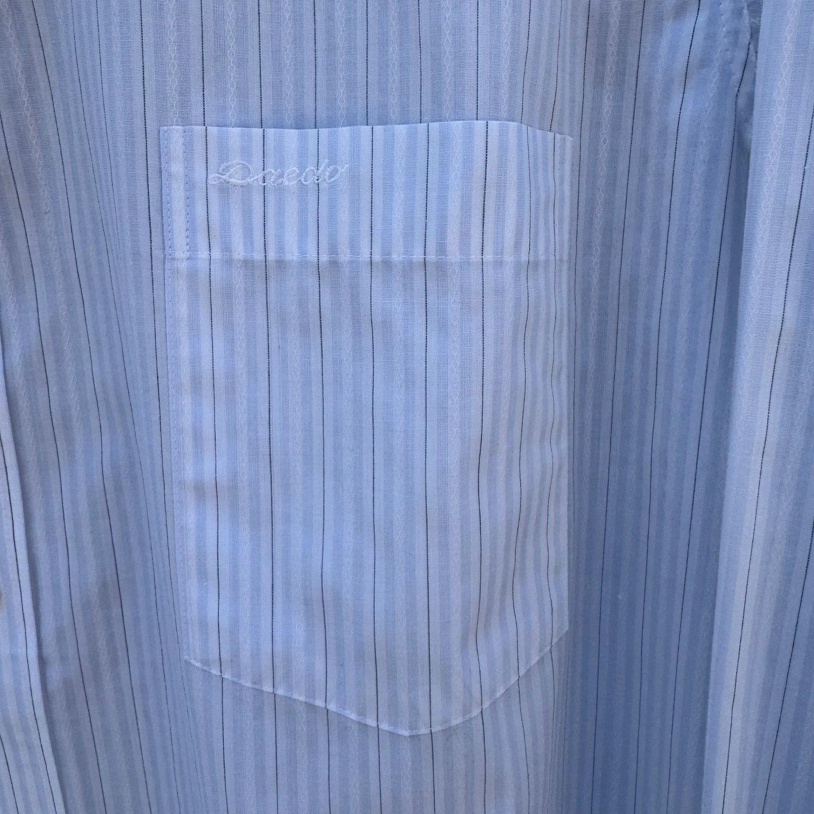 Other Daedo Mens Light Blue Pinstripe Button Down Shirt Long Sleev Size US L / EU 52-54 / 3 - 11 Thumbnail