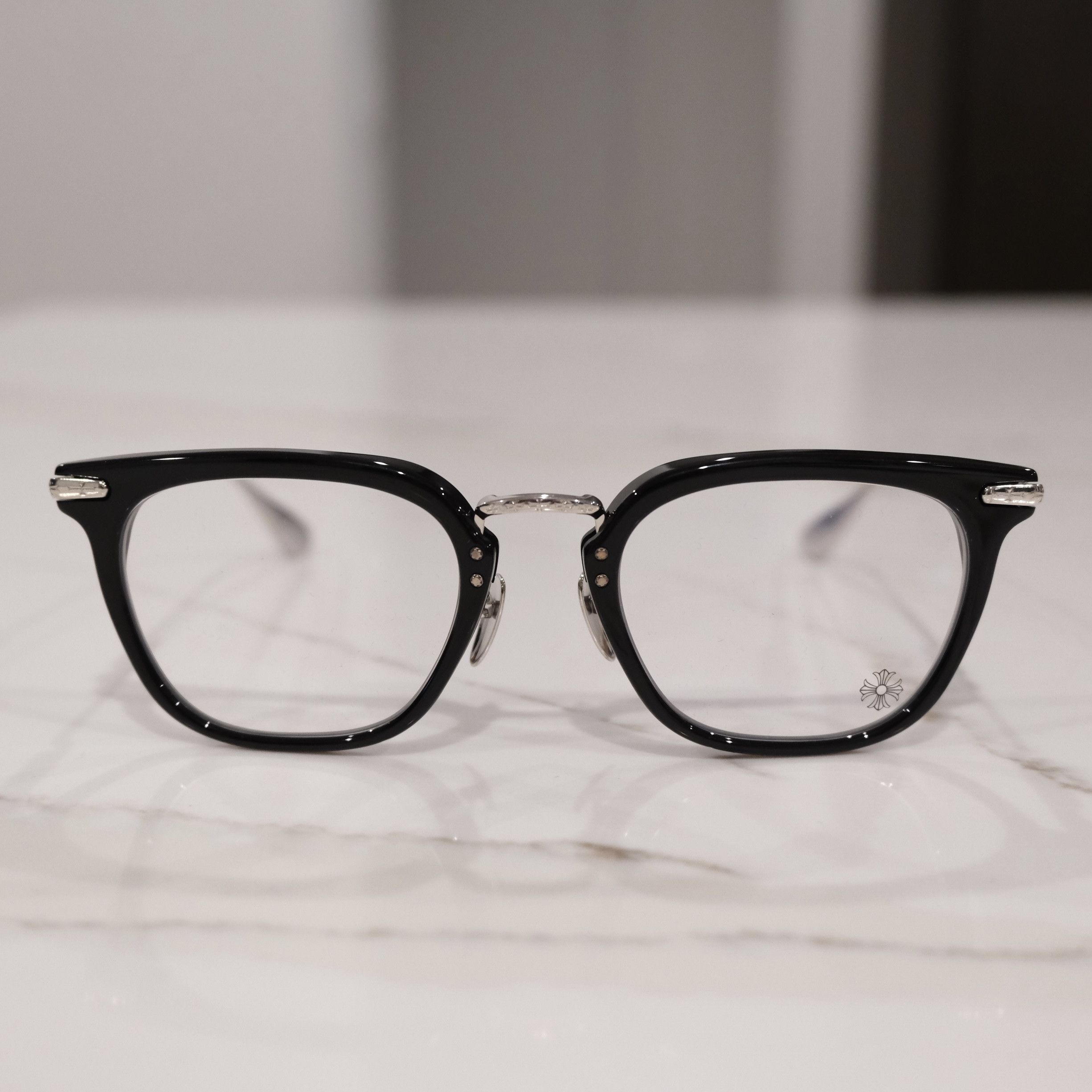 Chrome Hearts CHROME HEARTS CLOACO BLACK & SILVER GLASSES Size ONE SIZE - 3 Thumbnail