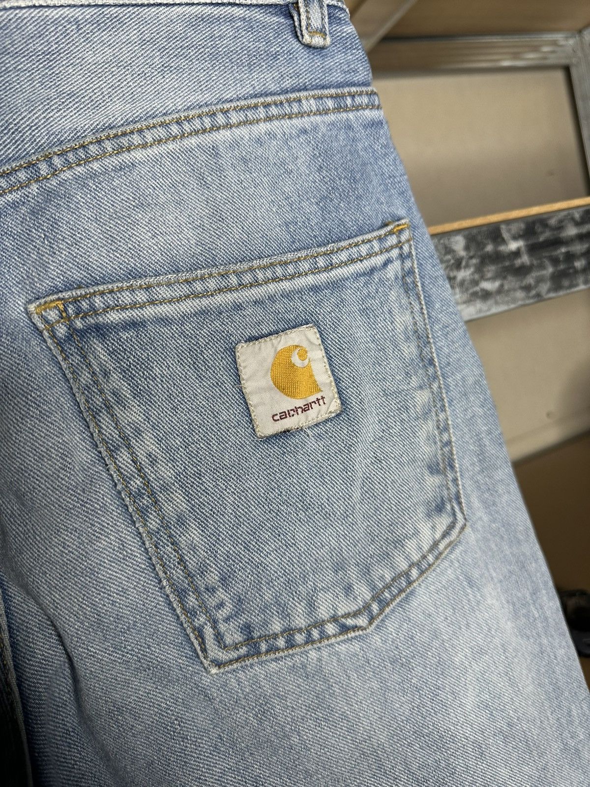 Carhartt Levi's 506 Straight Jeans W36 L34 Denim Faded Pants Size US 28 / EU 44 - 8 Thumbnail