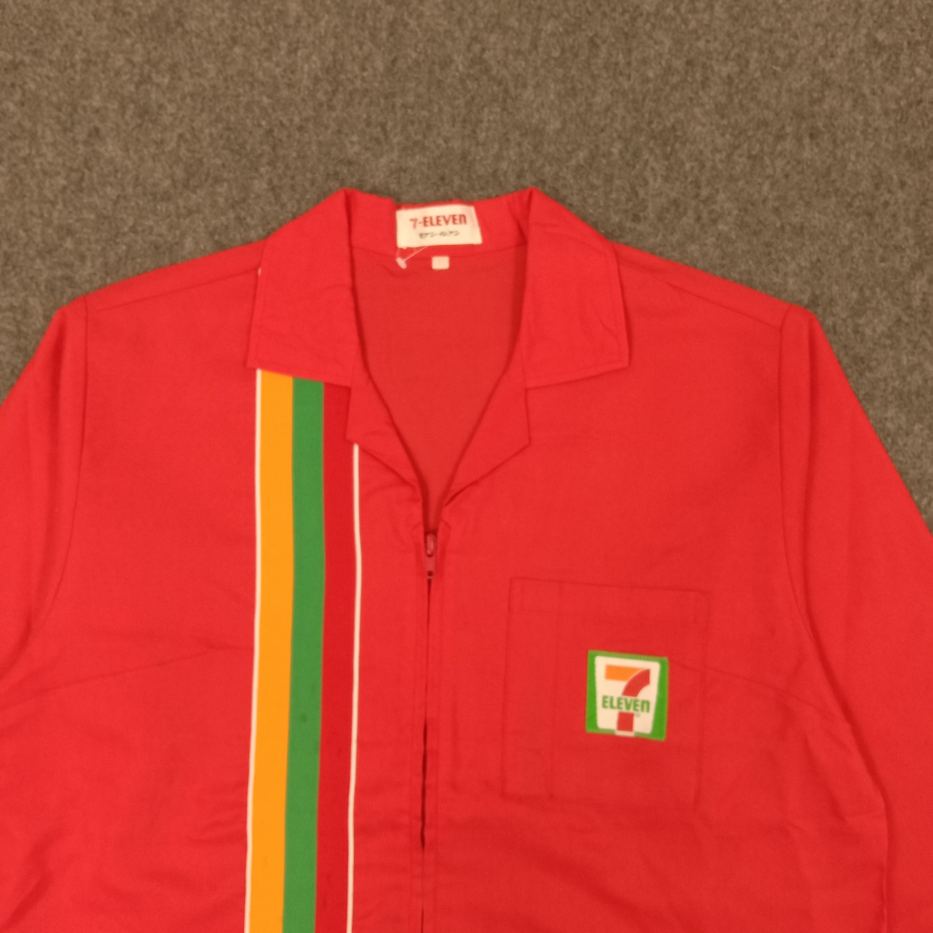 Japanese Brand × Vintage 7 Eleven Japanese Brand Work Shirt Jacket Size US M / EU 48-50 / 2 - 2 Thumbnail