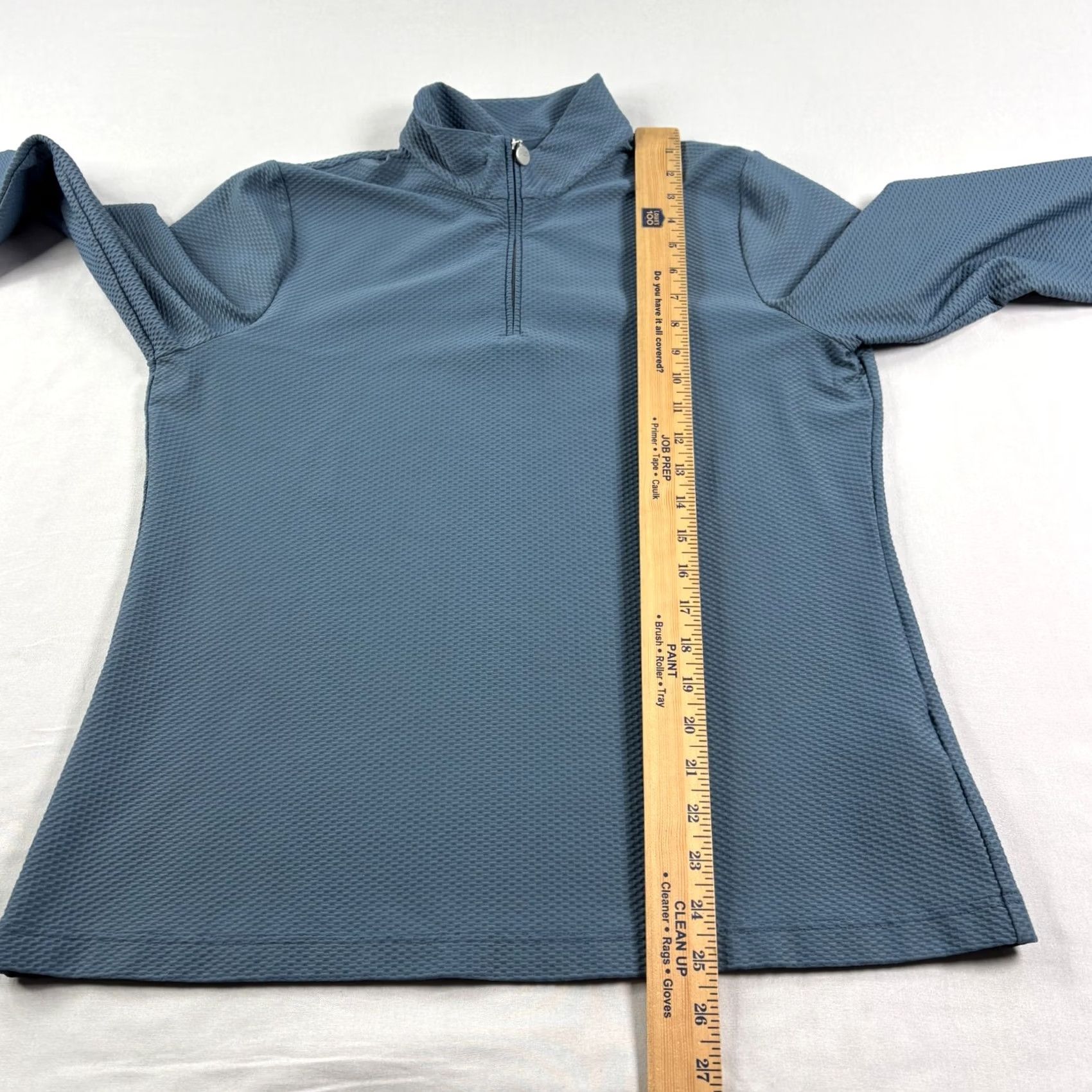 KJUS Kjus Shirt Womens XL Blue Golf Pullover Seoul 1/2 Zip Mock Neck Activewear Casual Pullover Logo Zipper Performance Golf Womens XL Blue Size XL / US 12-14 / IT 48-50 - 6 Thumbnail