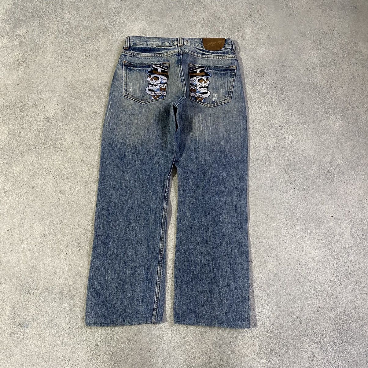 Ed Hardy Vintage Ed Hardy Jeans Baggy Japanese Y2K Size US 32 / EU 48 - 1 Thumbnail