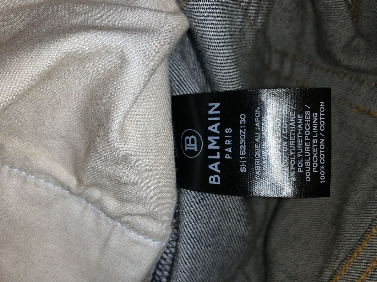 Balmain Balmain Logo-Stripe Skinny Jeans Size US 30 / EU 46 - 7 Thumbnail