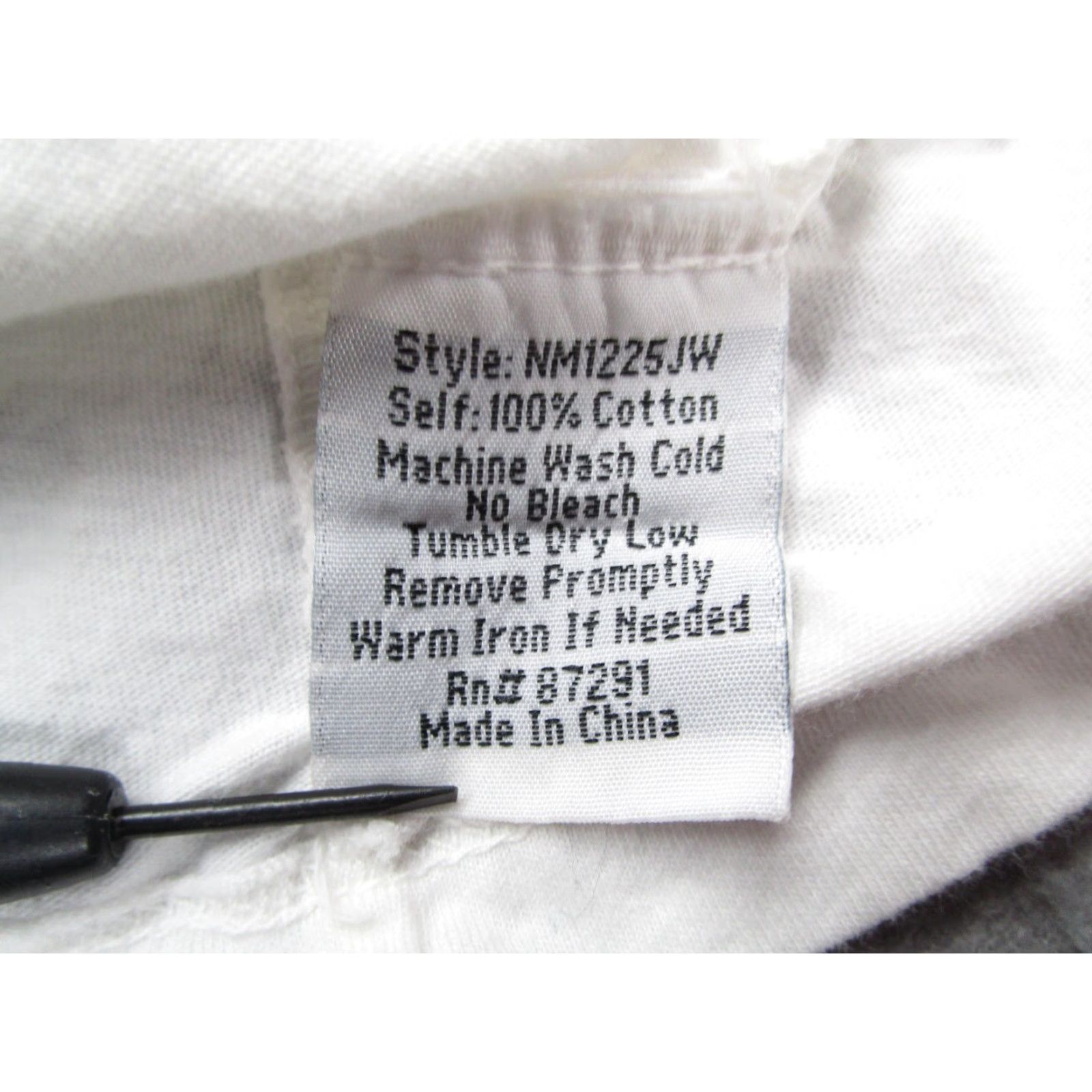 Johnny Was Johnny Was Tank Top Shirt Womens Large White Cotton Casual Sleeveless Size L / US 10 / IT 46 - 3 Thumbnail