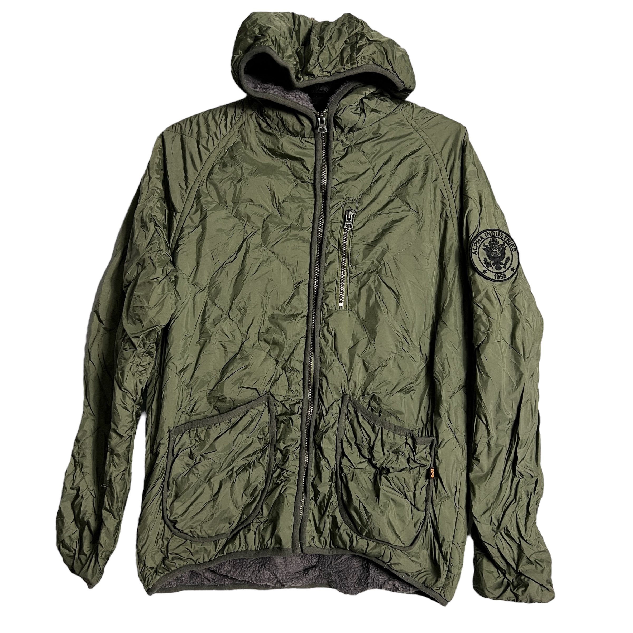 Military Nylon Lined Jacket Nylon Military Surplus LWOL OCP Camo