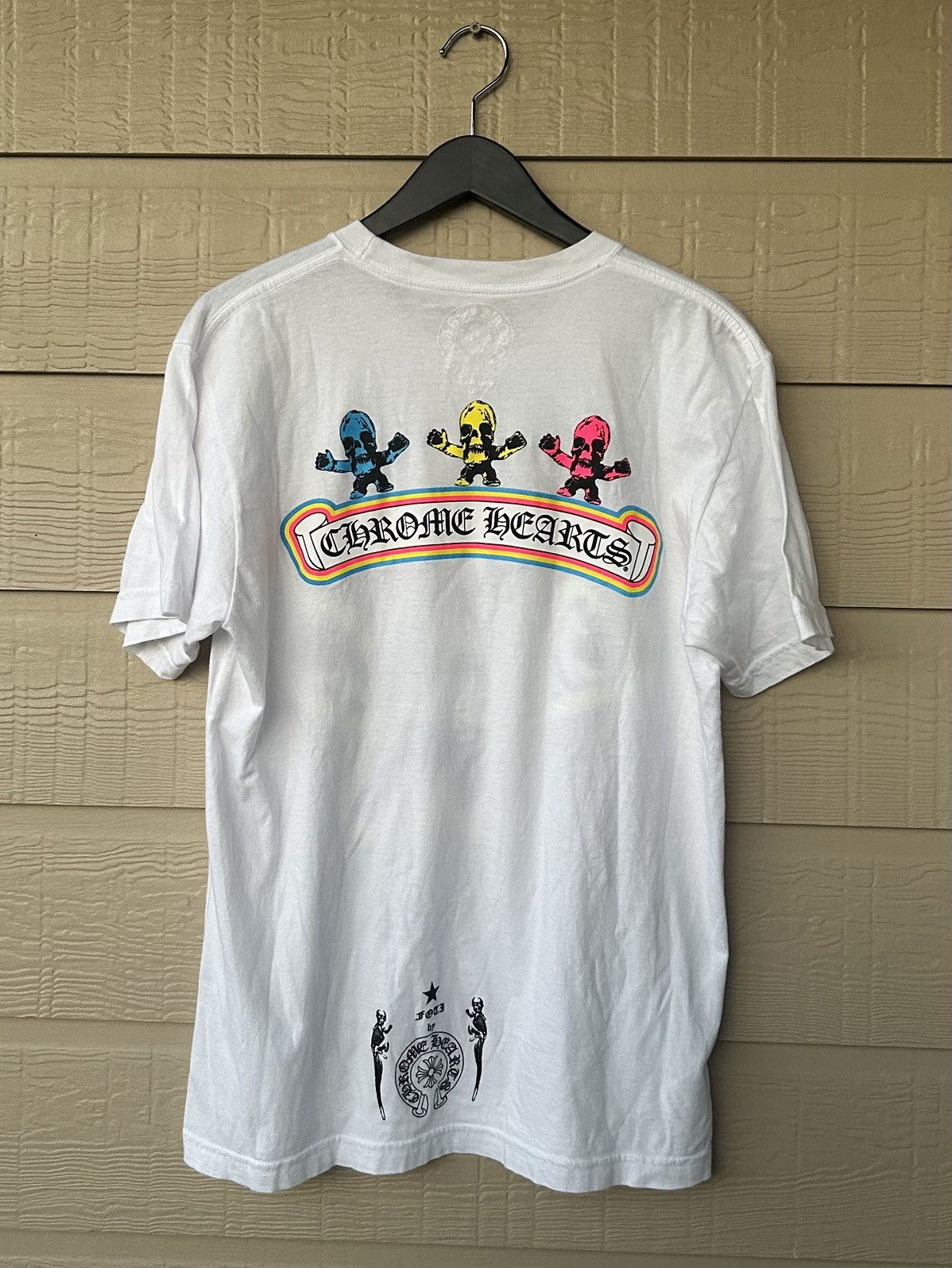 トップス CHROME HEARTS foti skull dog bolder Tee Chrome Hearts Foti Dog Tee | Grailed