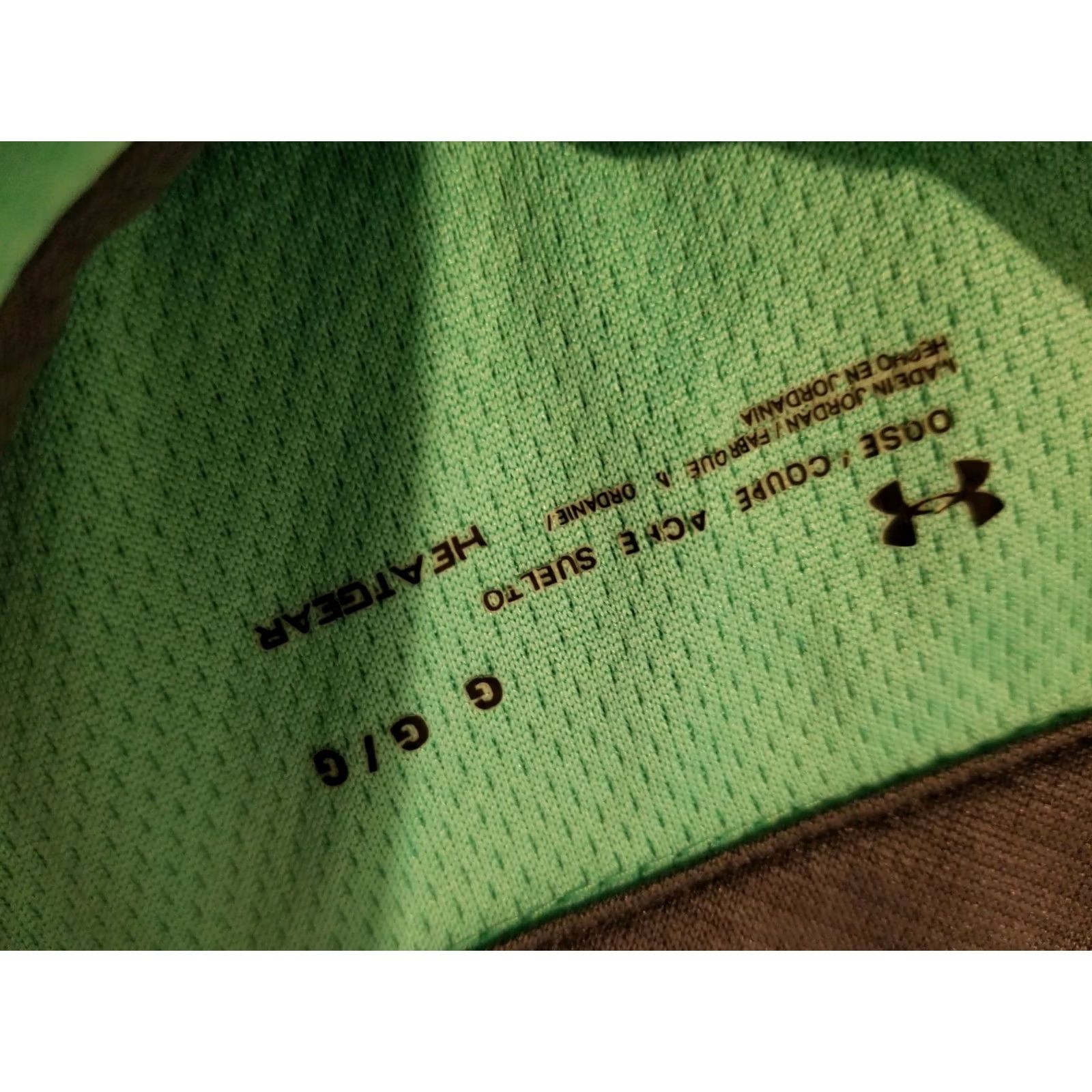 Under Armour VINTAGE? Under Armour Polo Shirt L Large Green Athletic Golf Mens Size US L / EU 52-54 / 3 - 5 Thumbnail